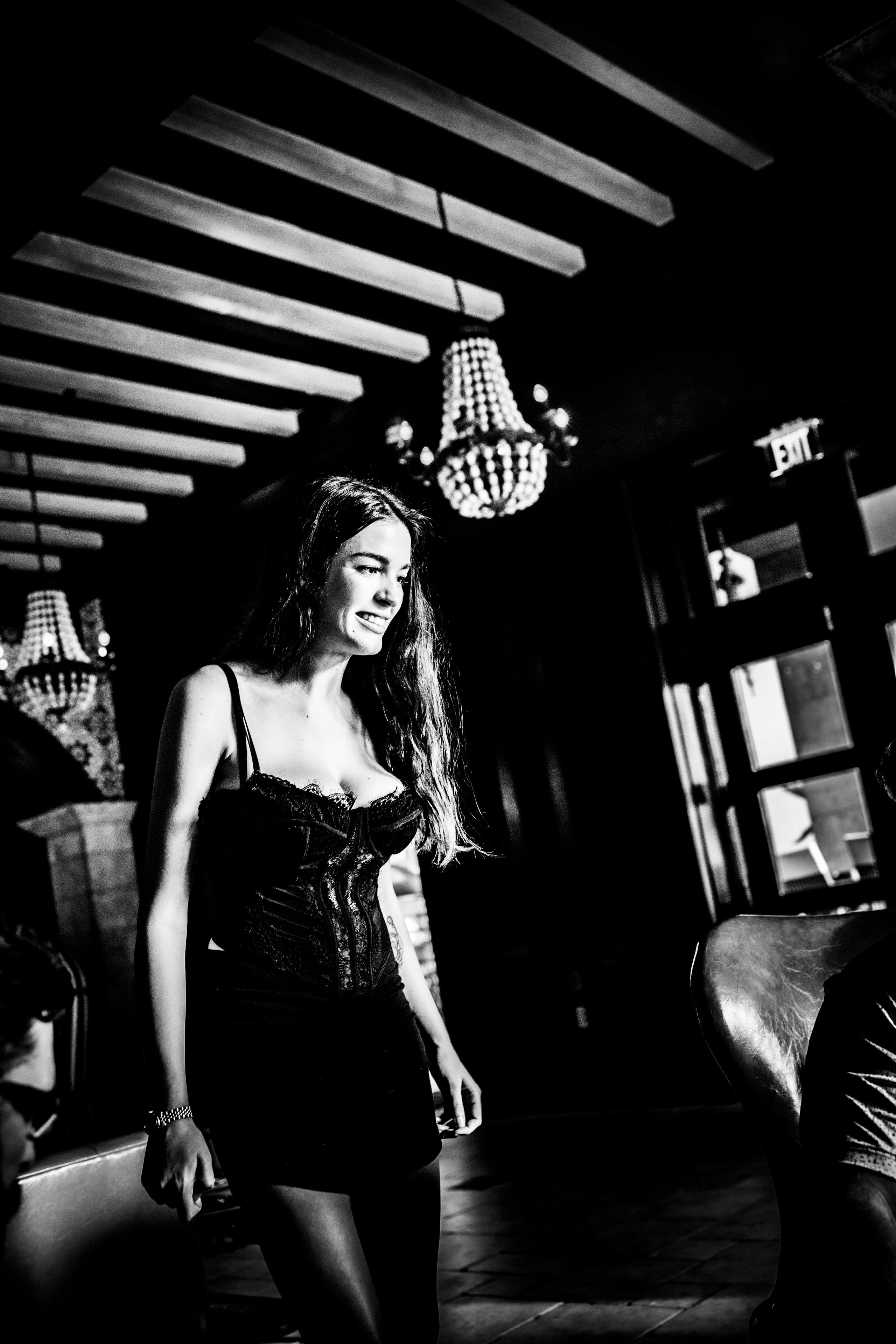 Burn Black and White Series. Out and About 239