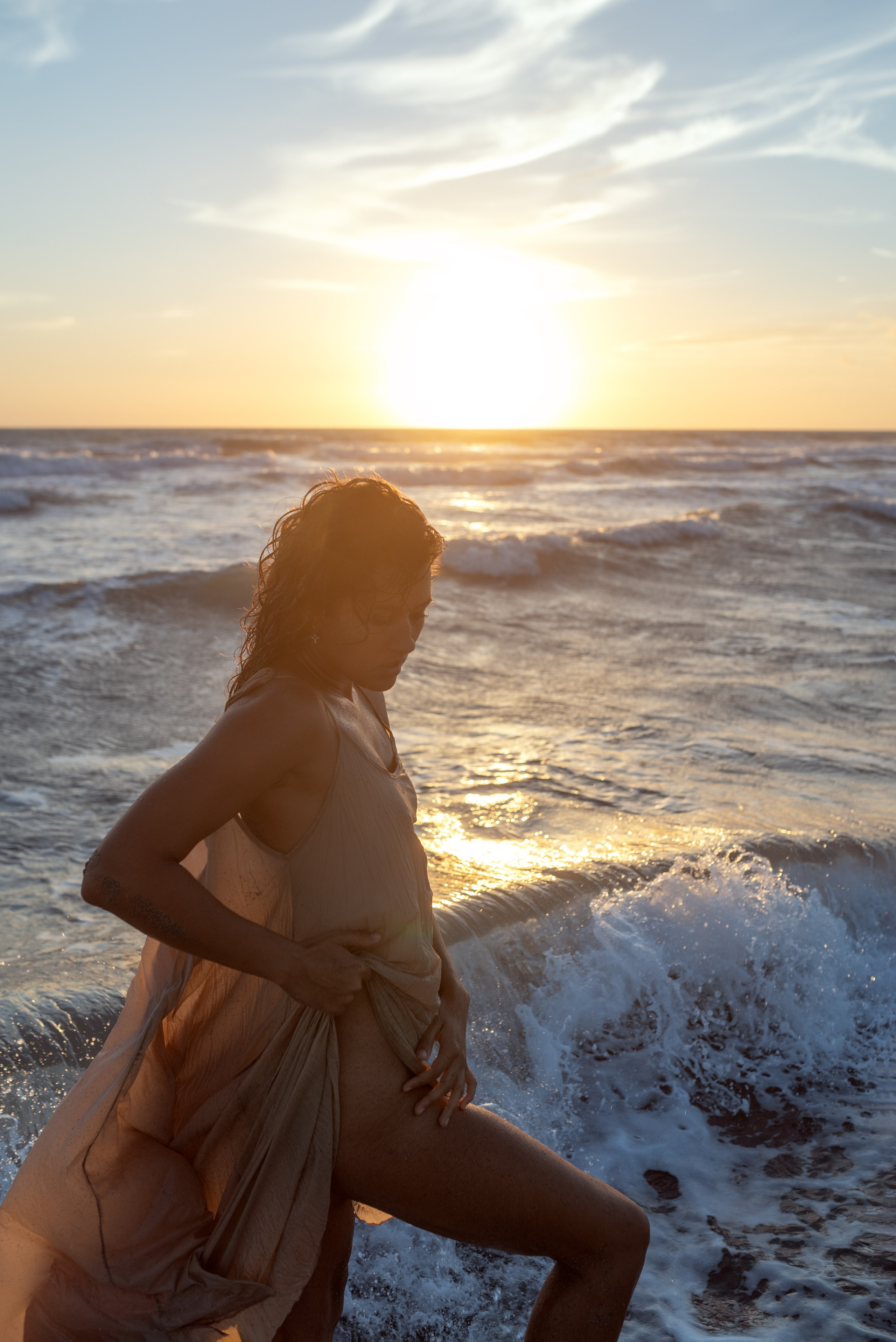 Съемка на море на закате. Фотограф Анталия, Кемер, Белек, Сиде Дарья Кая