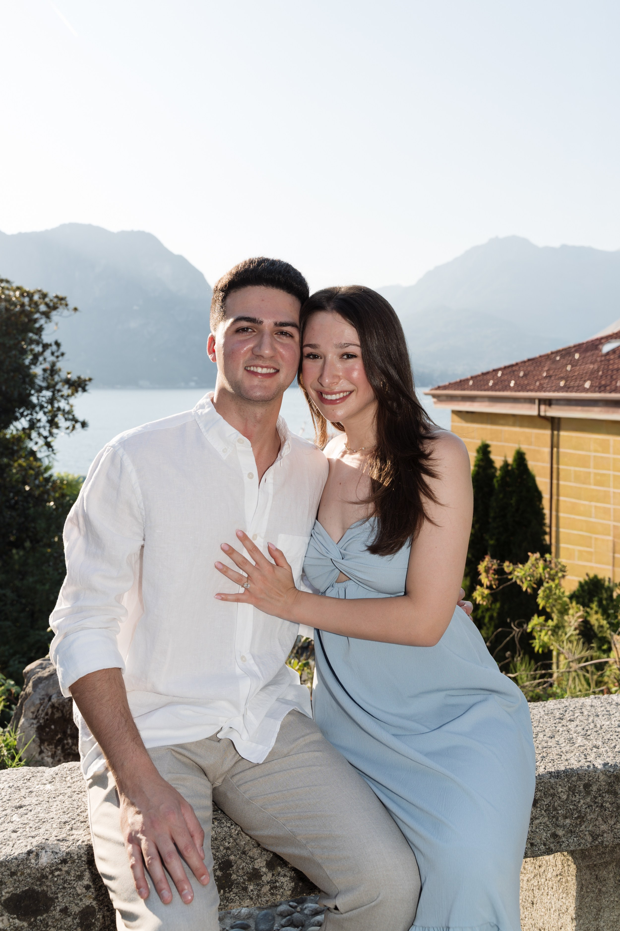 Bellagio Secret Proposal. Lake Como Proposal Photographer | Surprise Proposals & Engagements