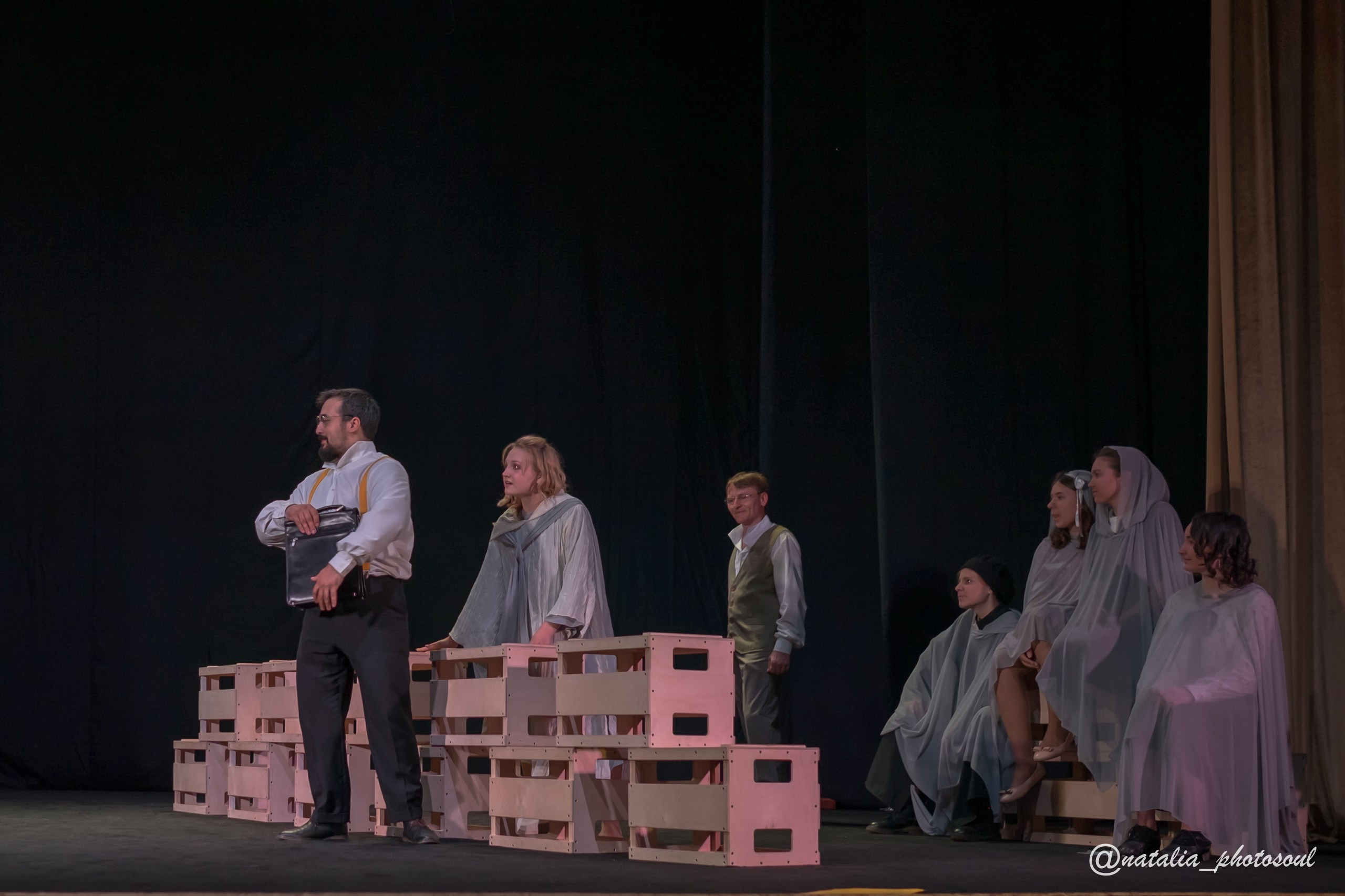 Performance “Our Town” School and Theater “Artist”. Photographer in Seoul Dobrokvashina Natalya