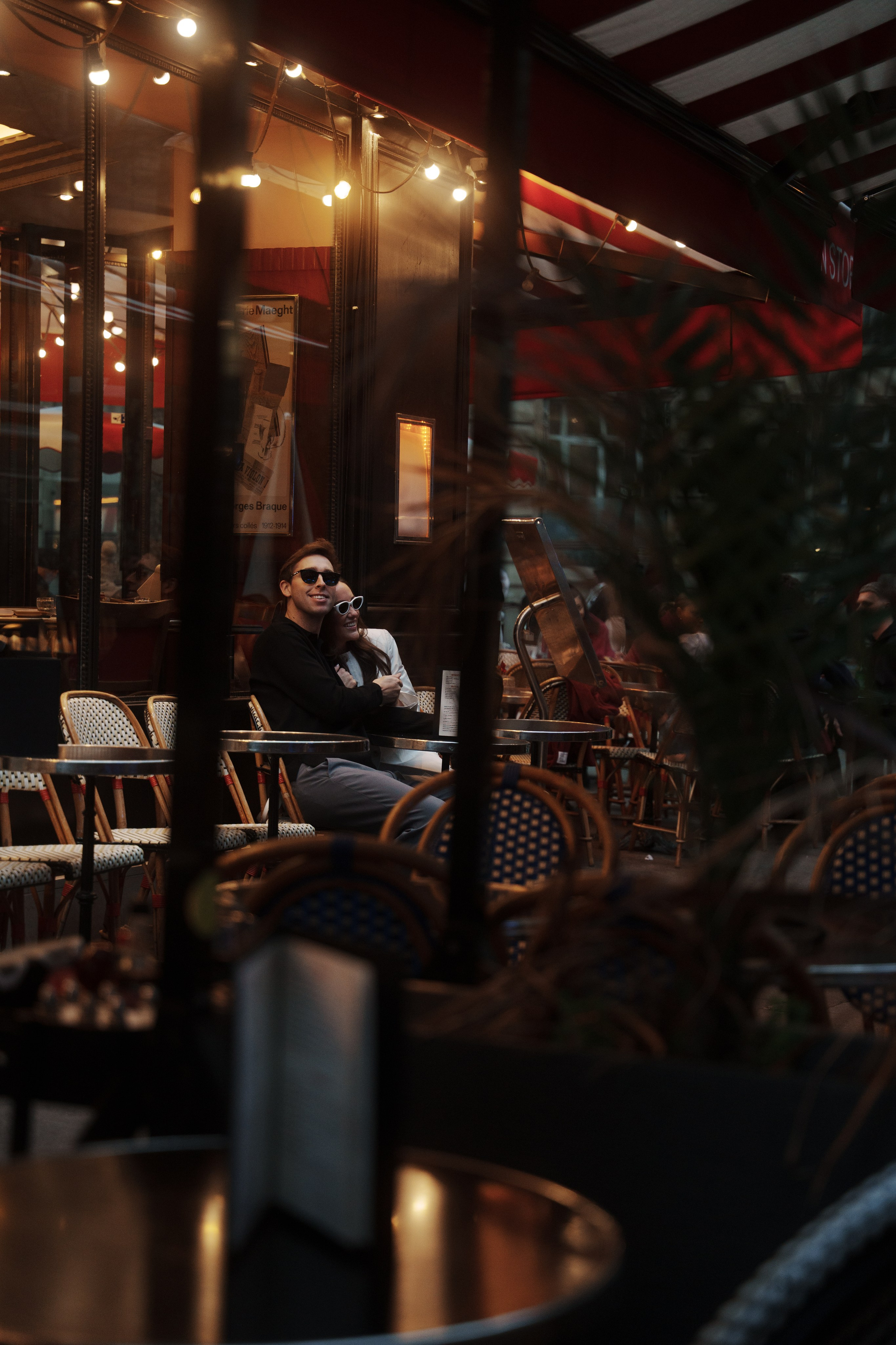 Alyssa & Dane — Fall, Evening, Eiffel Tower. Фотограф в Париже Полина Осипова