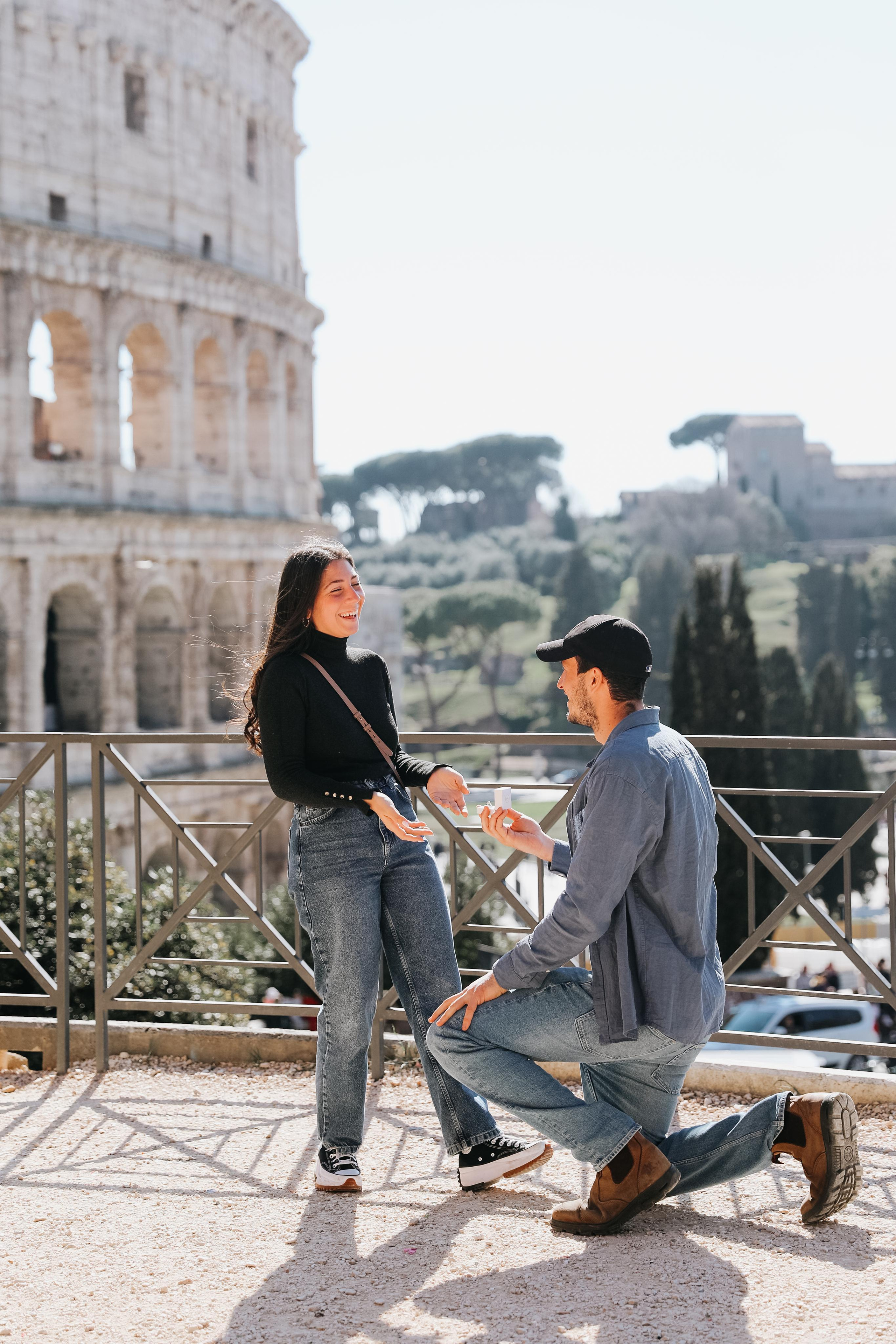 Proposal photoshoot. Photographer in Rome