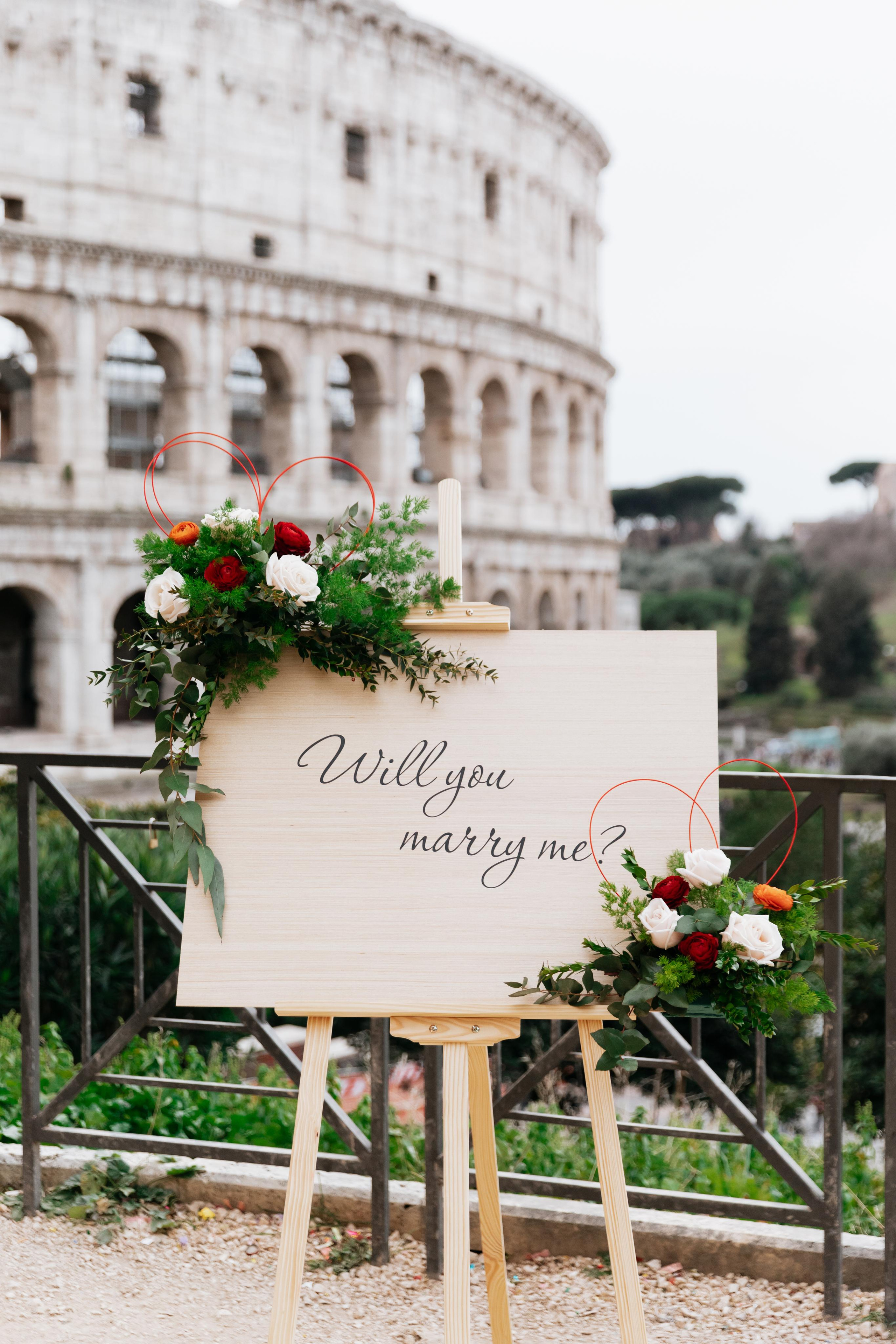 Proposal photoshoot. Photographer in Rome