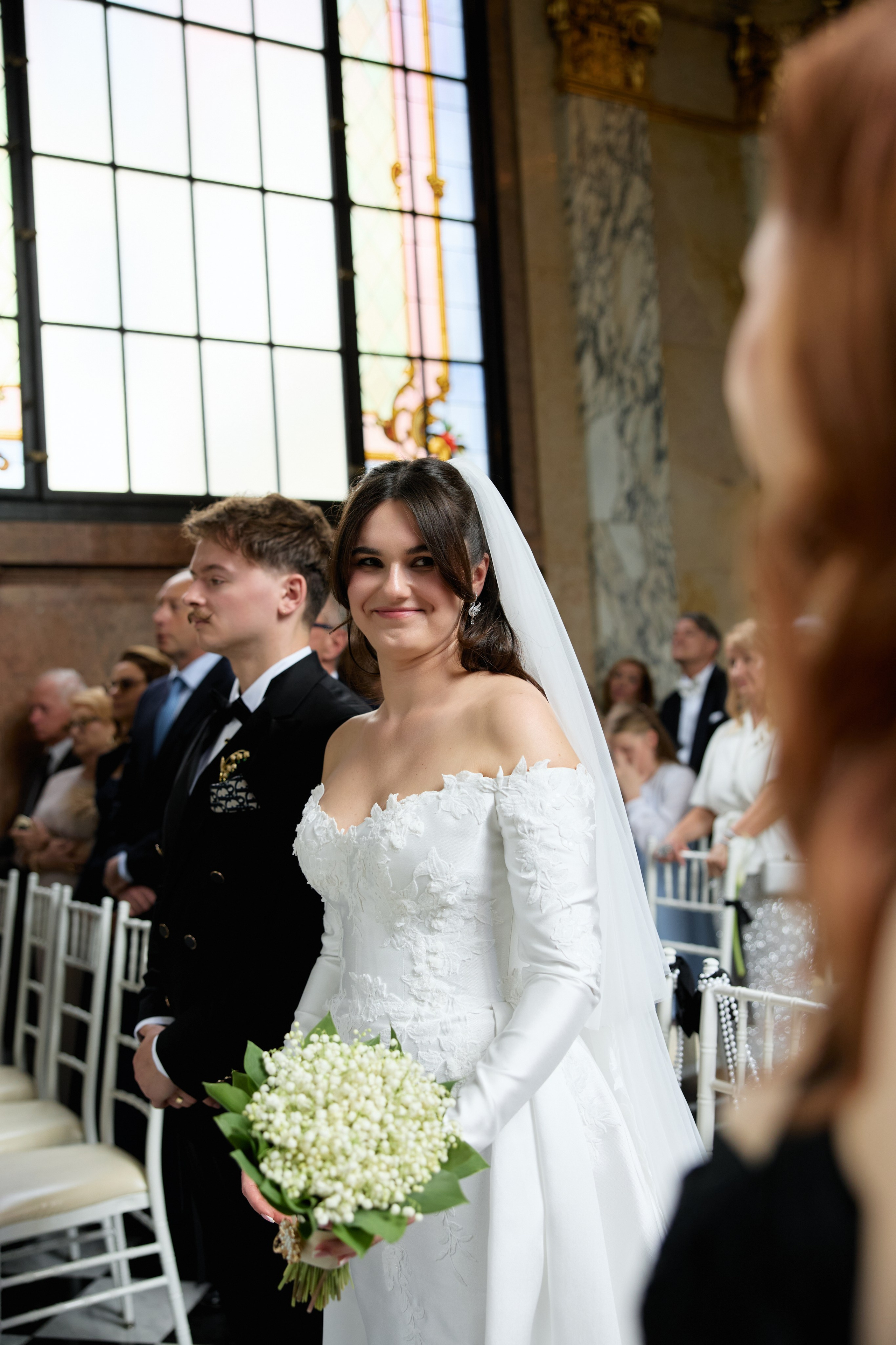 Wiktoria & Kacper. Pałac Goetz. Fotograf ślubny i rodzinny w Krakowie Yana Klymova