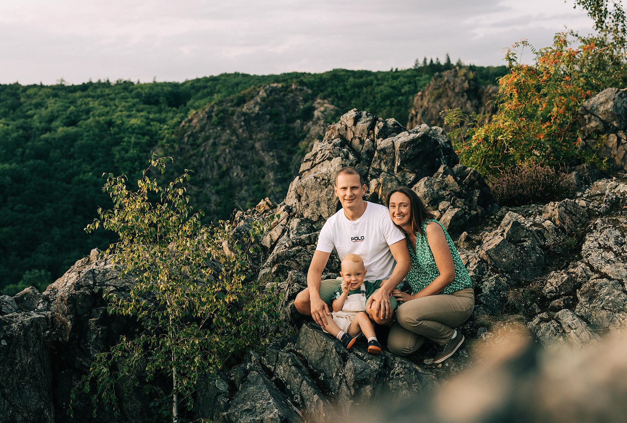 Outdoor family photoshoot in Prague. Family and wedding photographer in Prague Natalia Fedori
