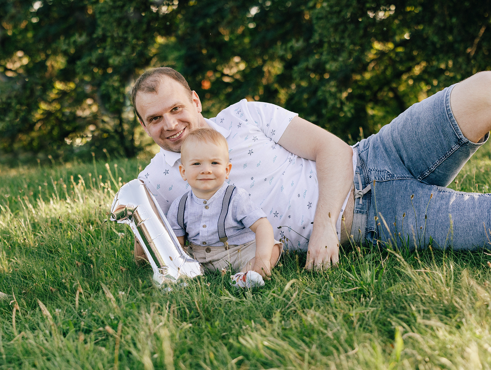 Тимофею 1 годик. Family and wedding photographer in Prague Natalia Fedori