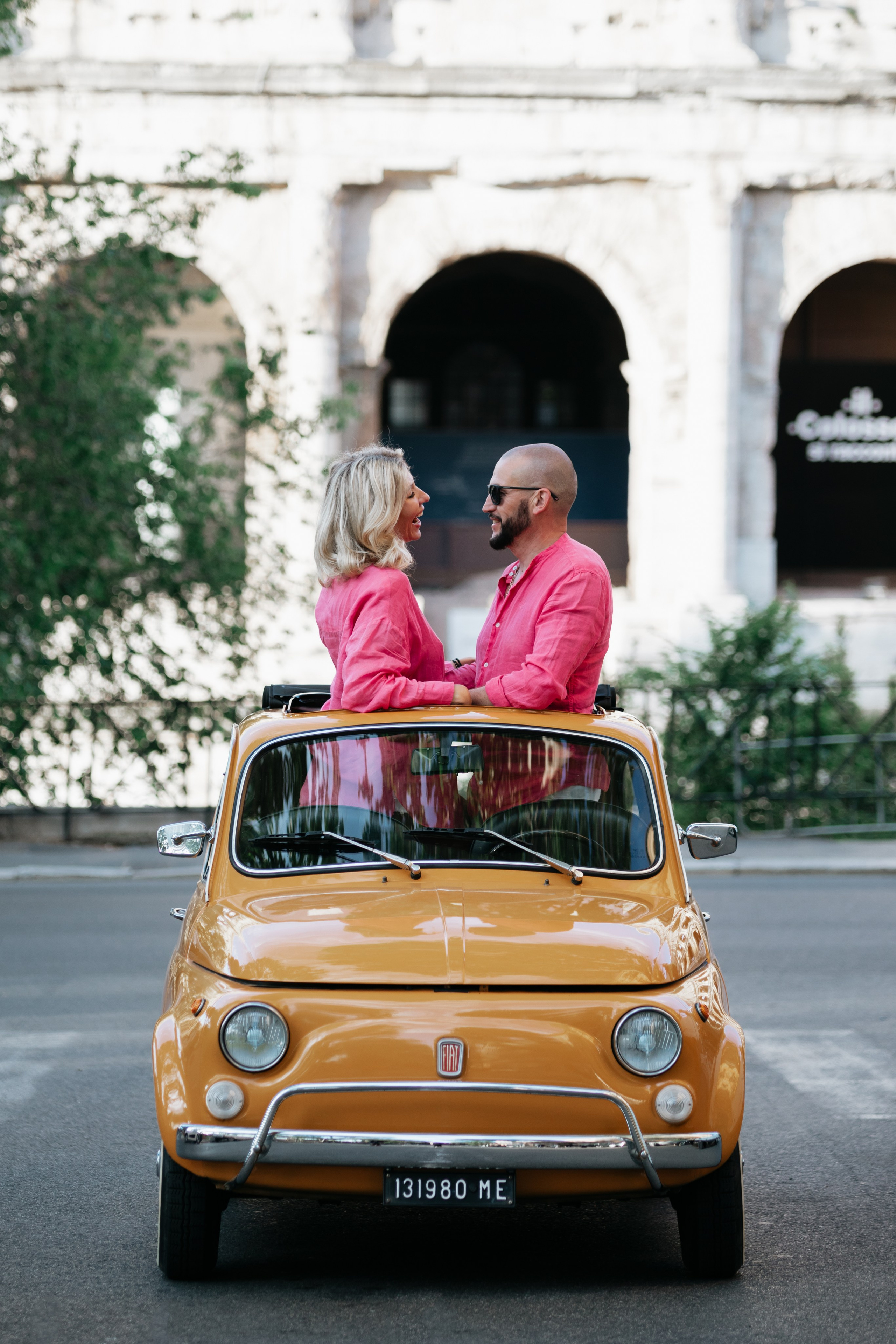 Aija & Sergej. Vacation photoshoot in Rome. Photographer in Rome