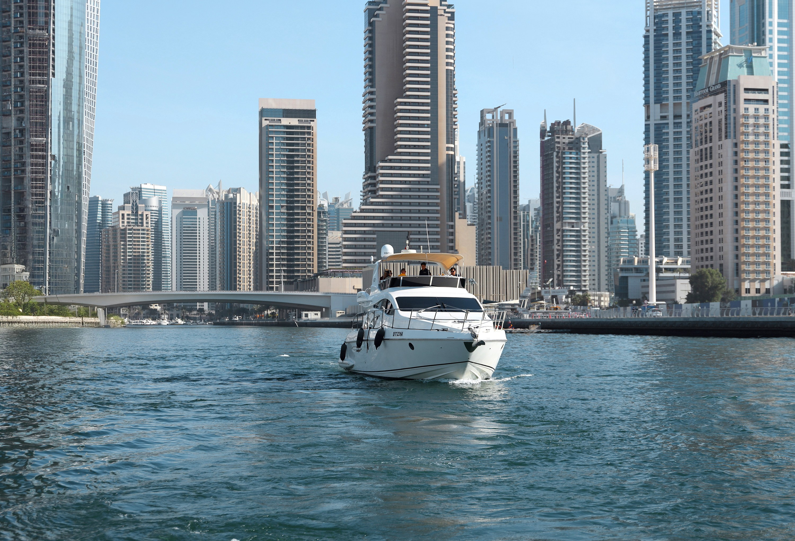Yacht at Dubai, United Arab Emirates