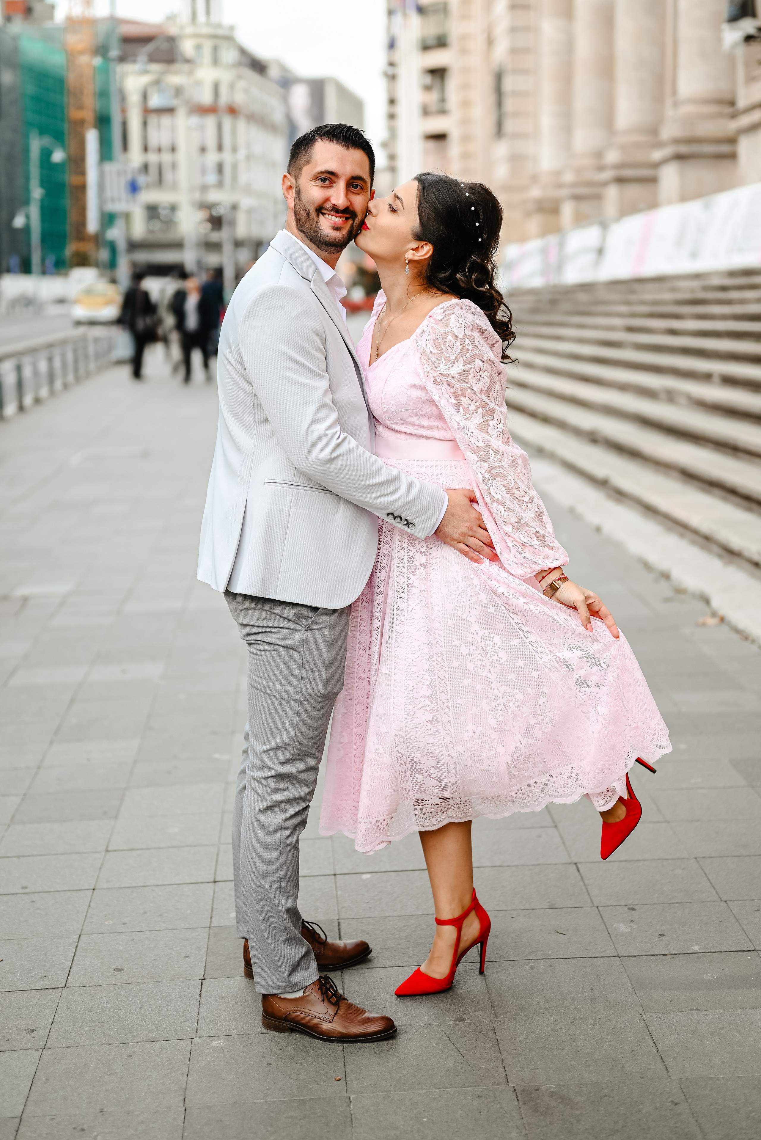 Ședința maternitate Alexandra si Andrei, Calea Victoriei. Ana Maria Dragan Fotograf Evenimente