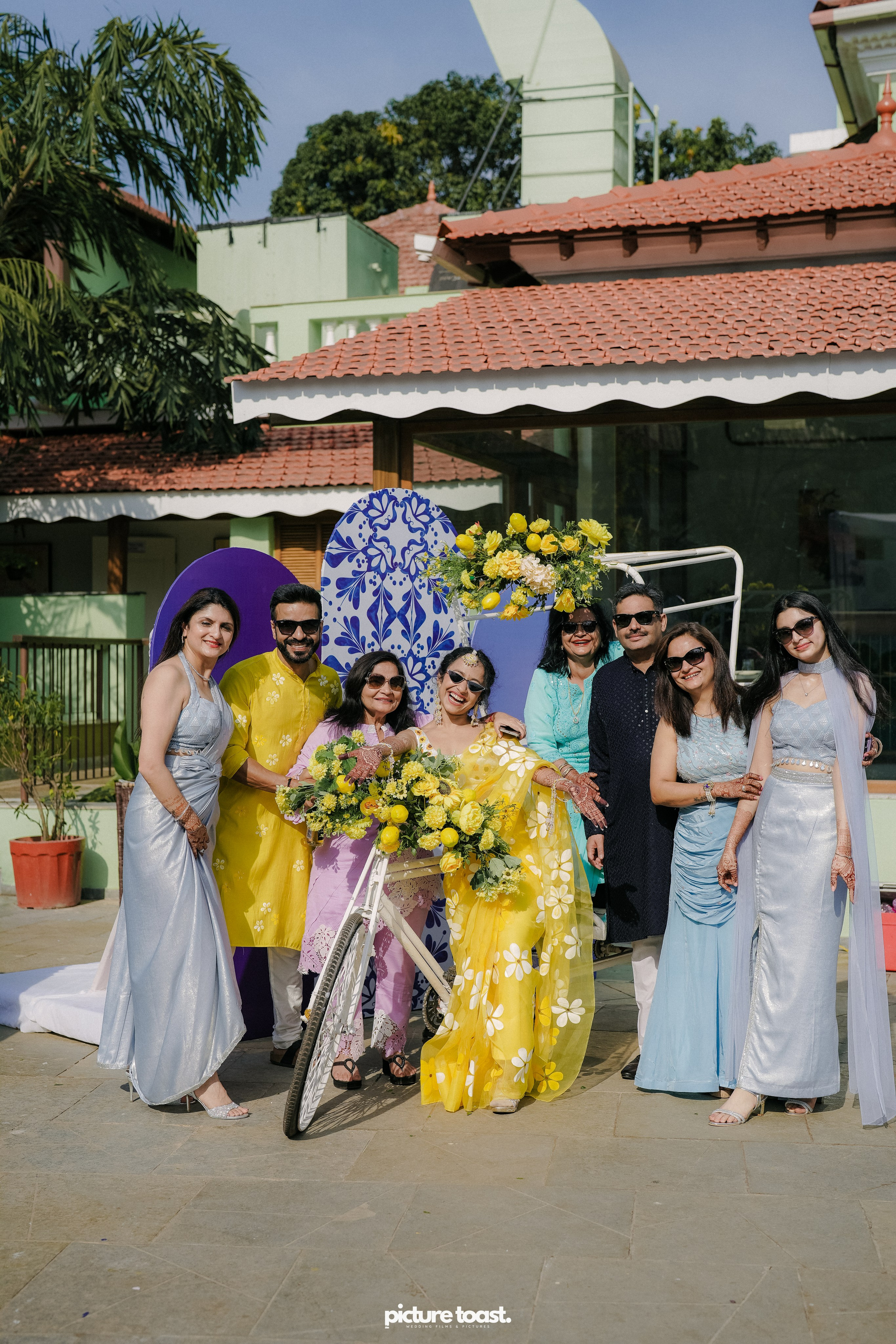Haldi Hues Ft. Baebie & Goyal. Fine art Wedding Photographers in India & Canada