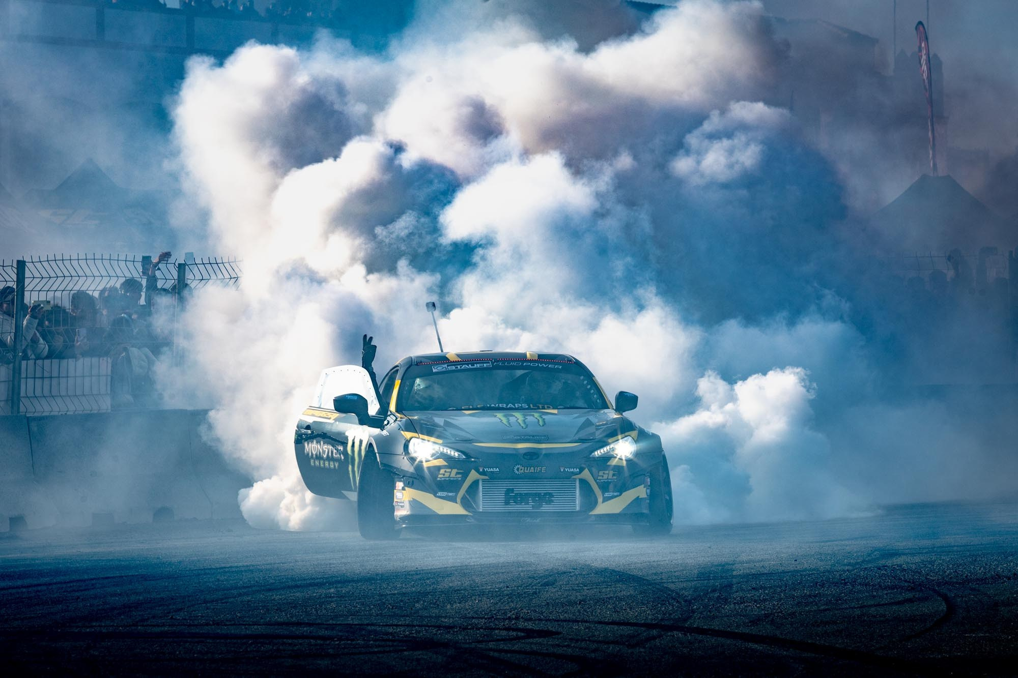 Drift. Deporte de captura de motor