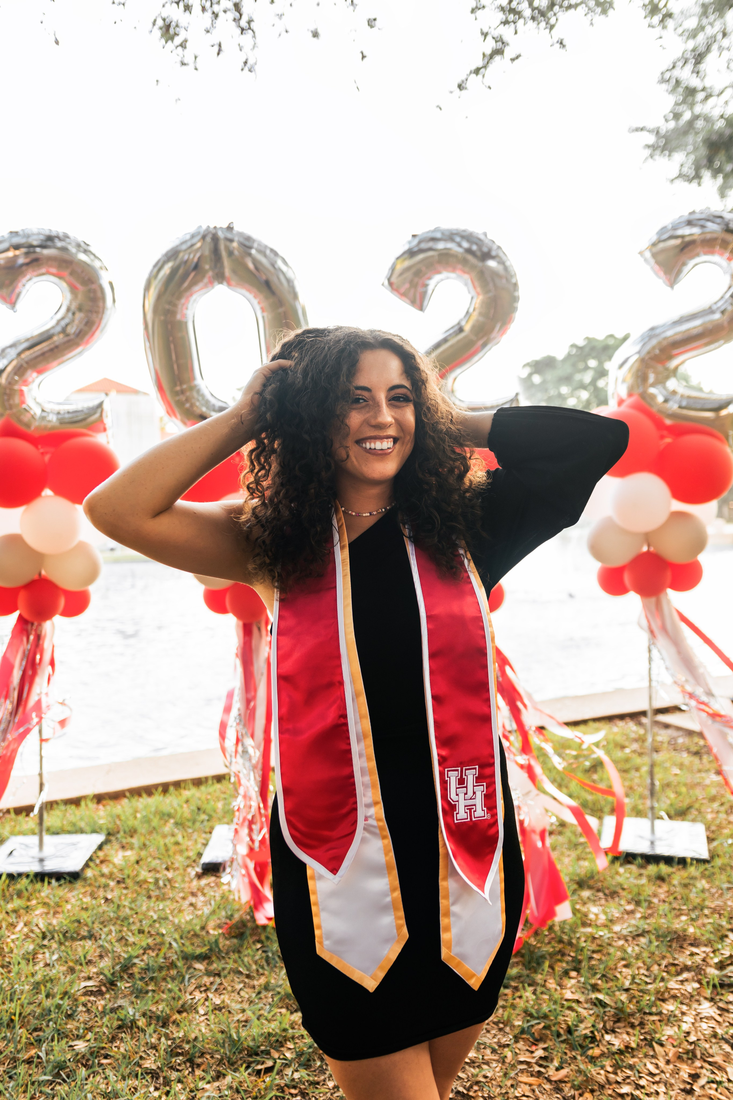 Alicia’s graduation photoshoot at the University of Houston