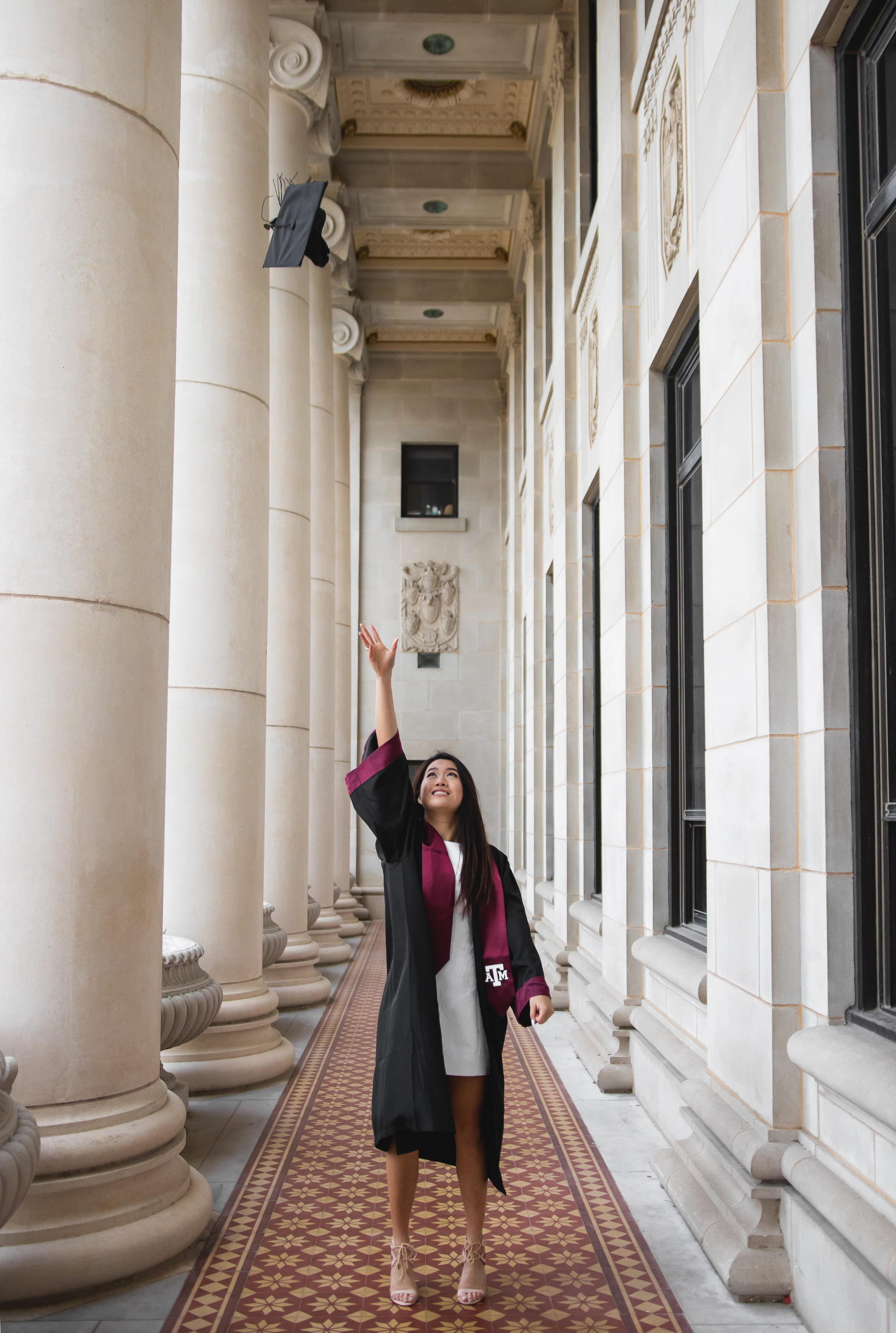 Kelly's senior photoshoot at Texas A&M University