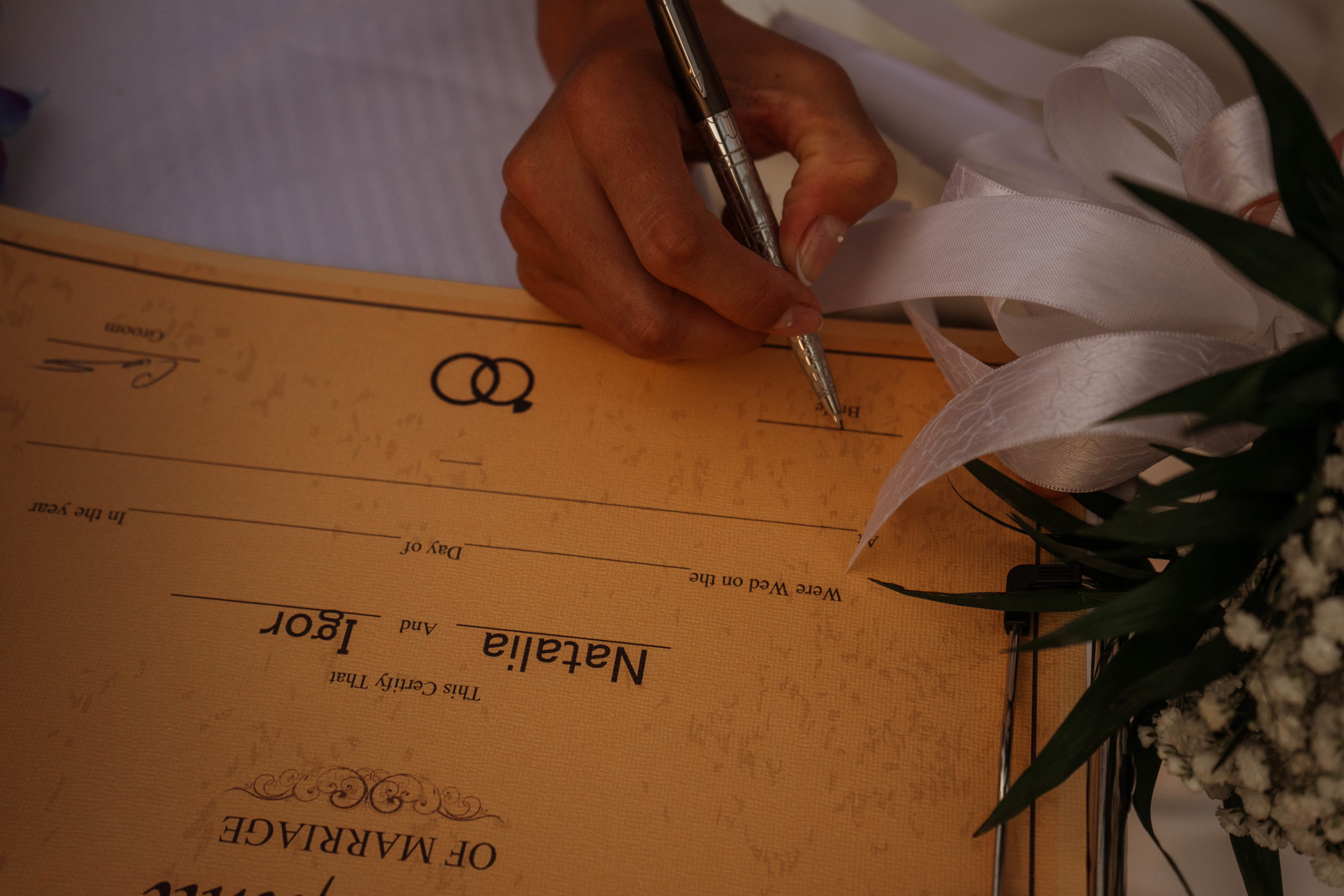 Nataly & Igor. Photographer at Santorini