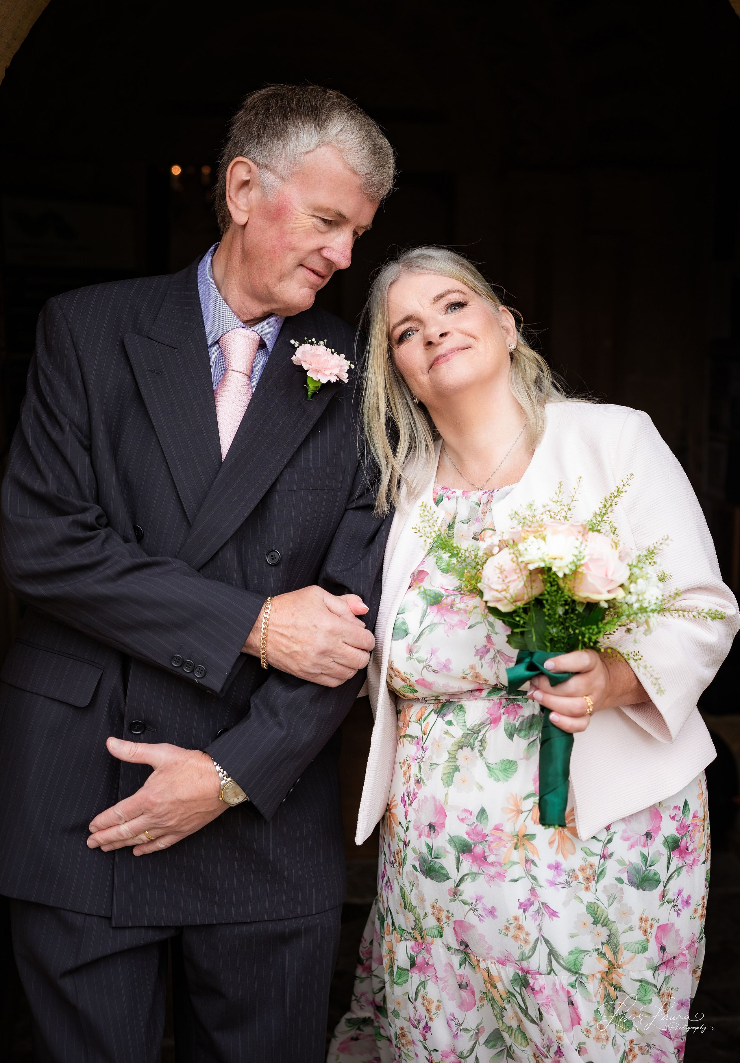 Church Wedding. Wedding and boudoir photography by Liv and Laura