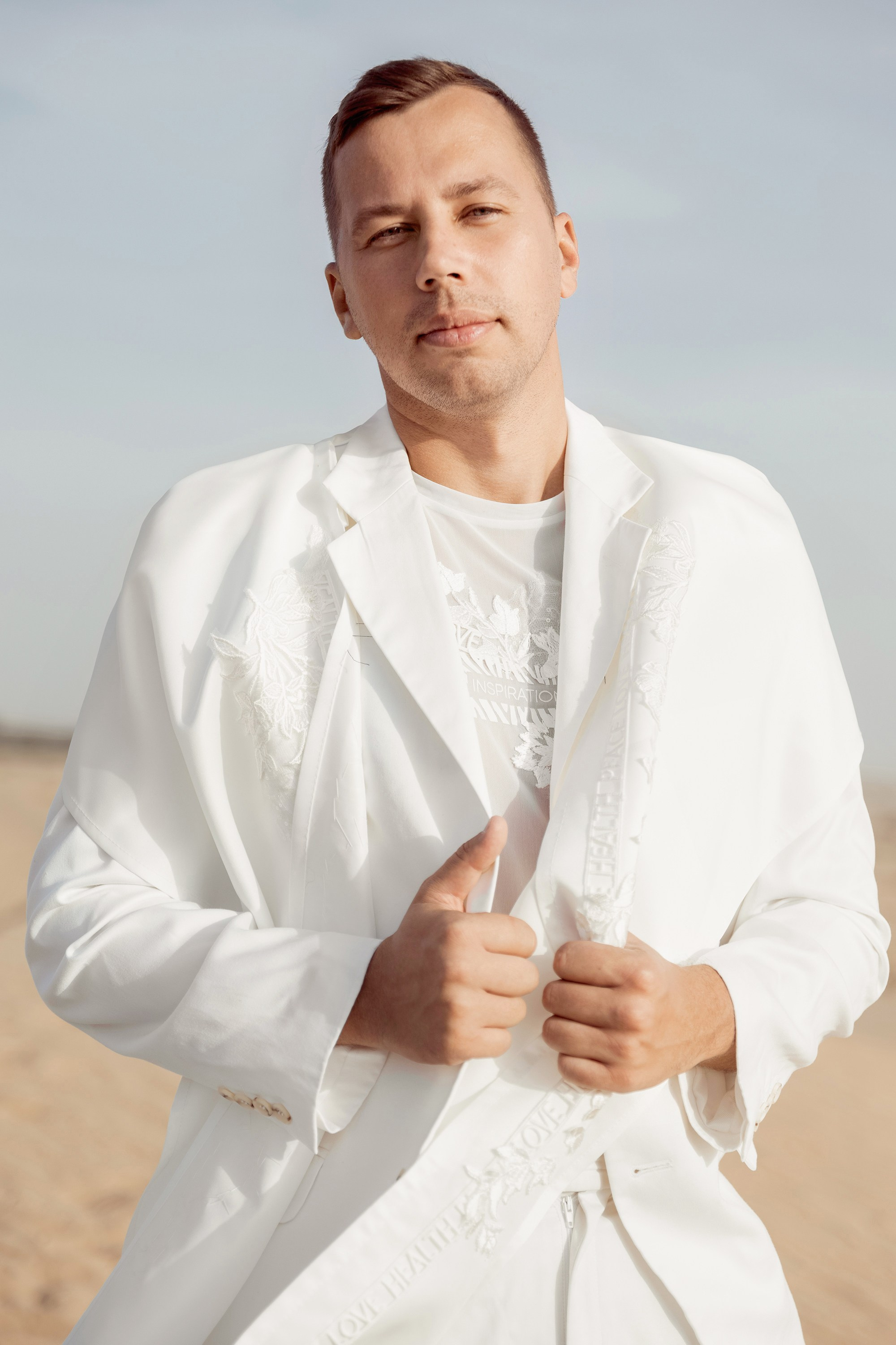 Groom's portrait. Dubai, United Arab Emirates