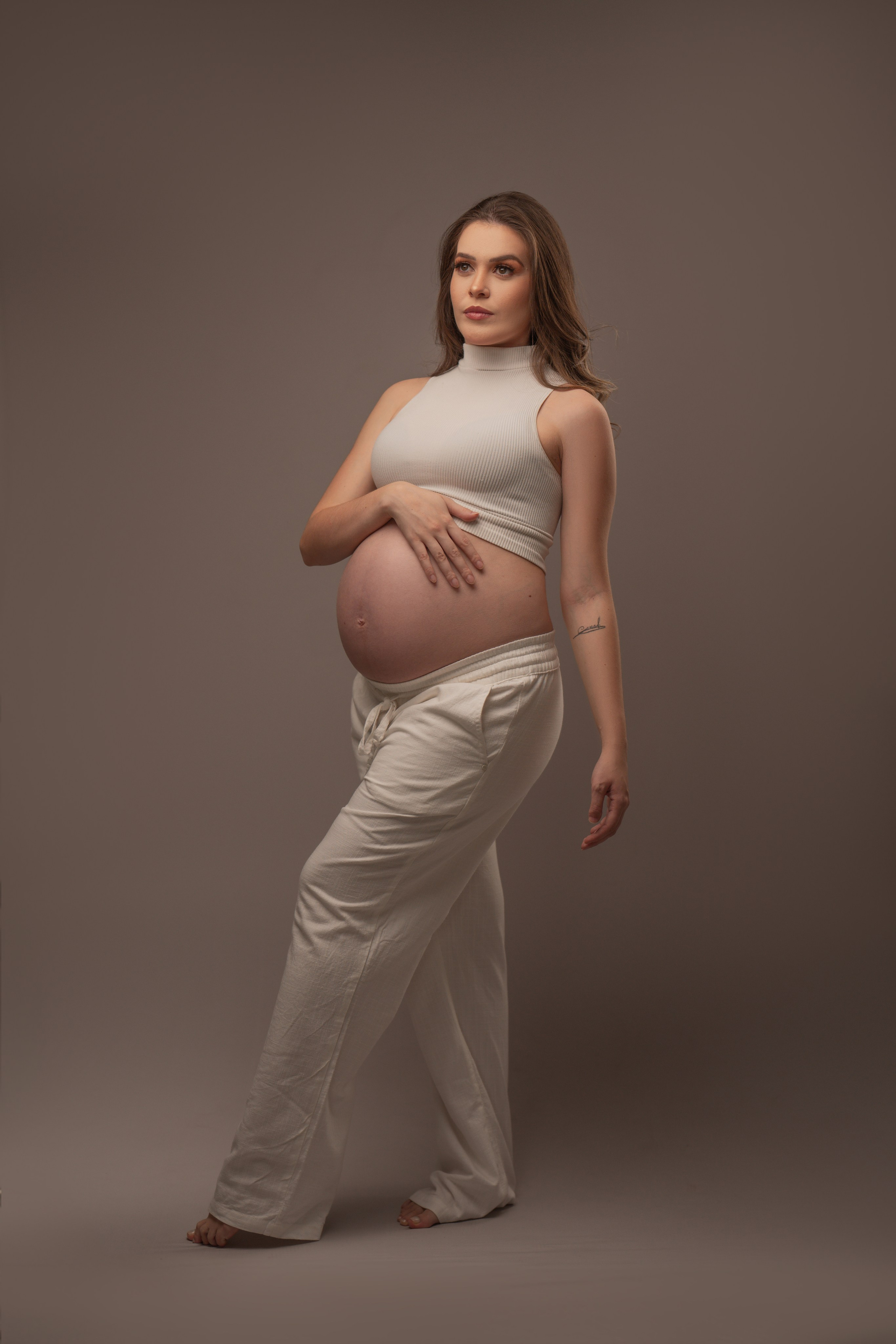 Caroline.Gestante.Estúdio. Fotógrafo de Casamento, grávida, Retrato, Corporativo