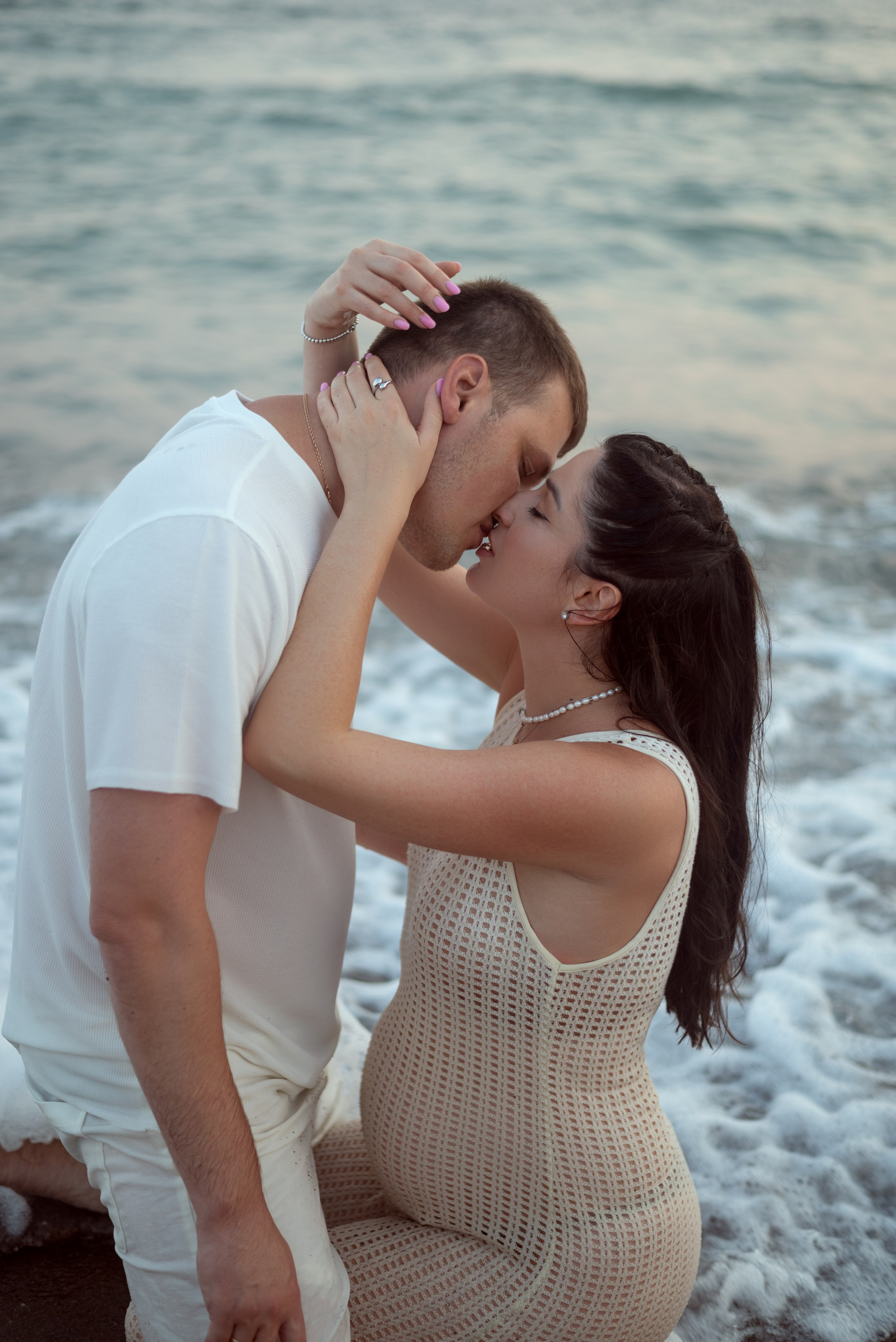 Семейная фотосессия на пляже в Белеке. Фотограф Анталия, Кемер, Белек, Сиде Дарья Кая