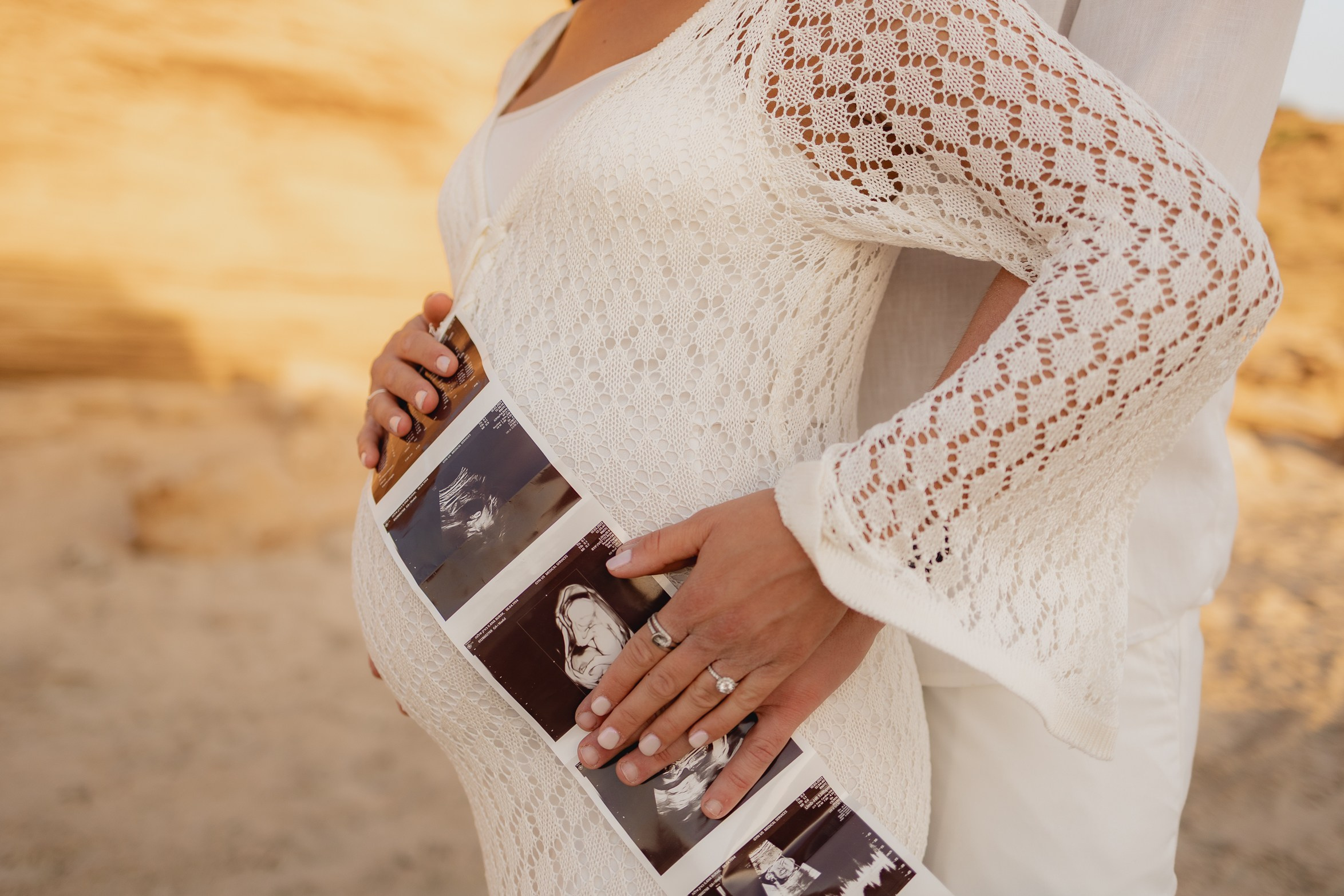 צילומי הריון עם כלב מתוק. דף בית