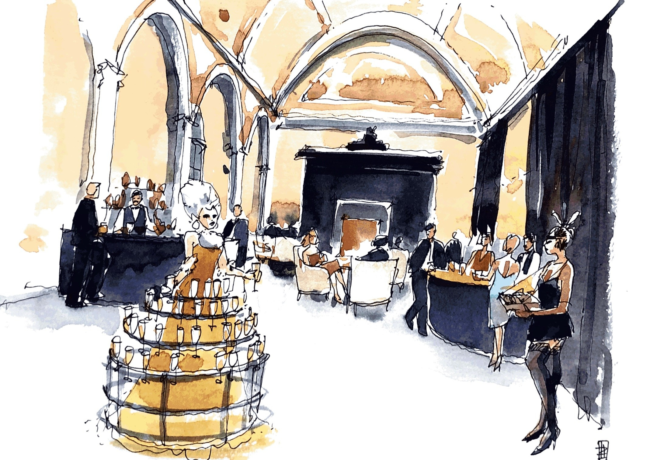 “Prohibition Swing”. Rui Mota Pinto Wedding Designer & Planner