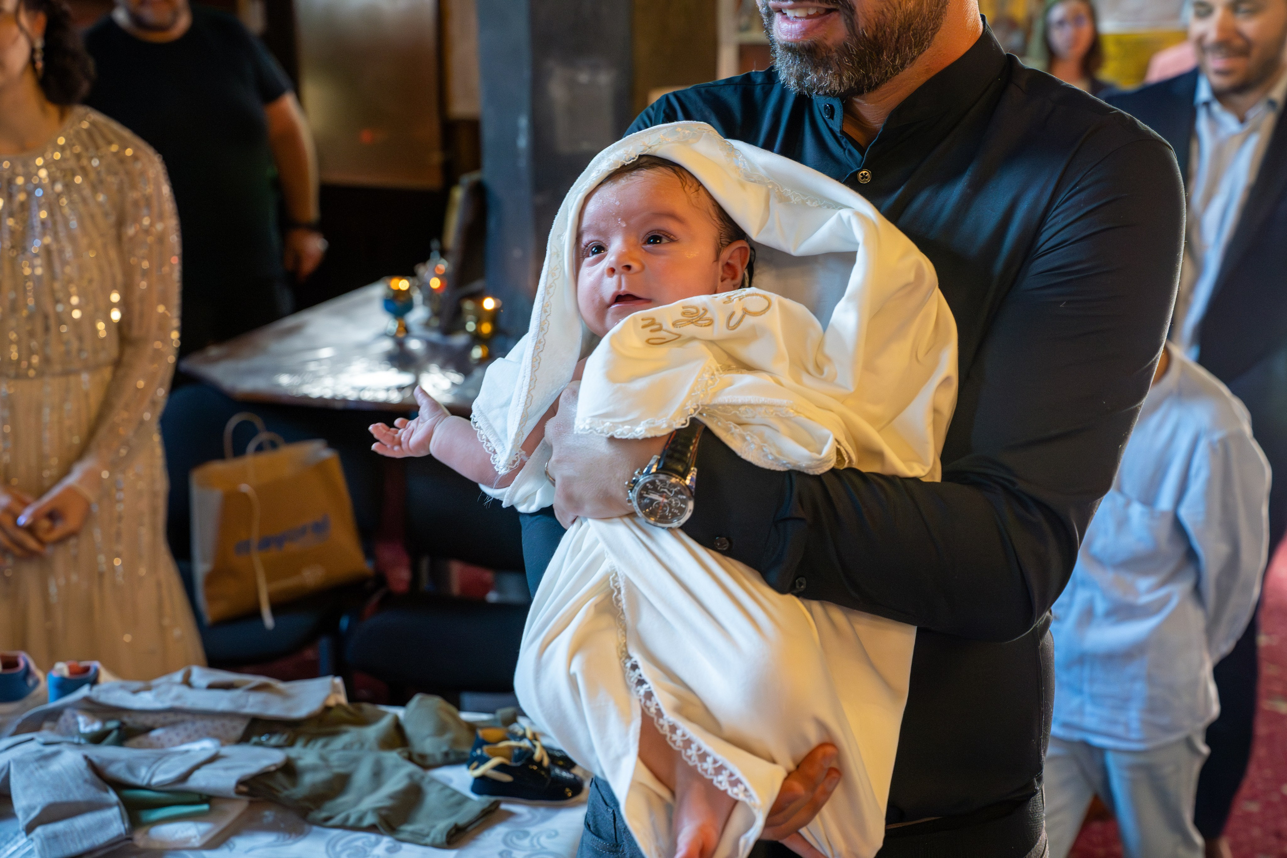 botez Constanta, bebelus botezat