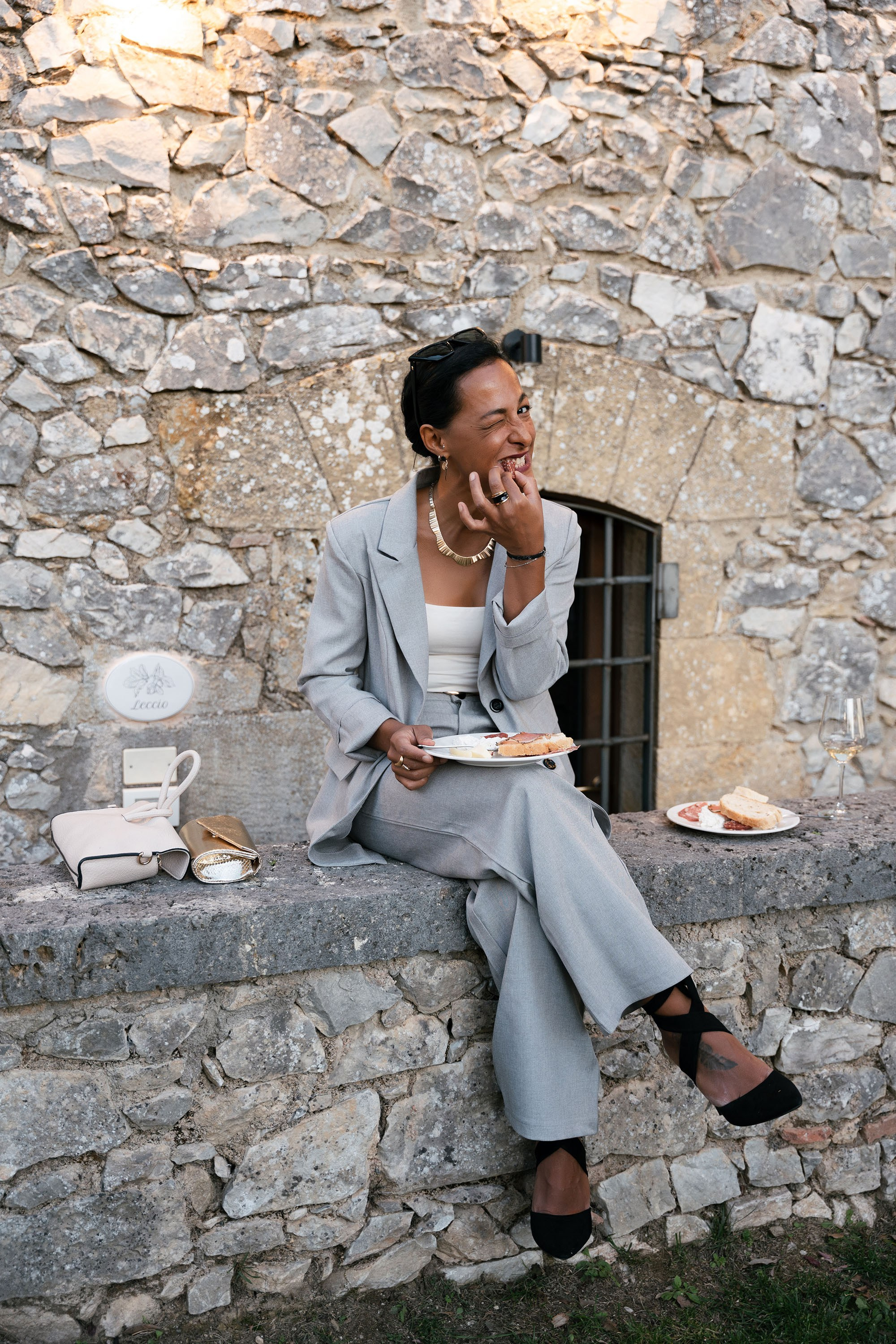 Ginevra and Avi — Abbazia di San Galgano, Tuscany. Destination Wedding Photographers and content creators based in Spain