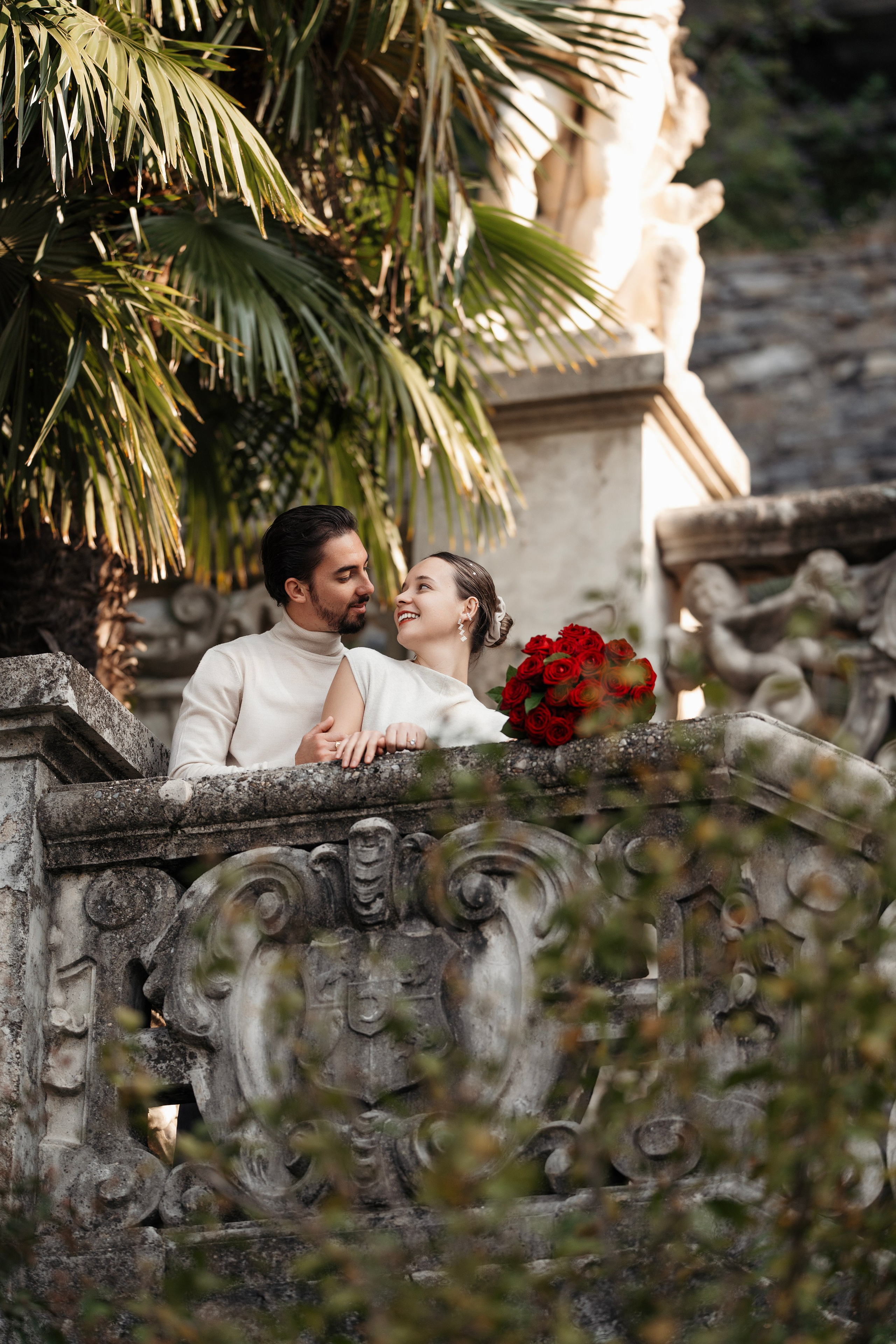 Villa Monastero proposal. Fotografo matrimonio Lago di Como Ferrari Media Production