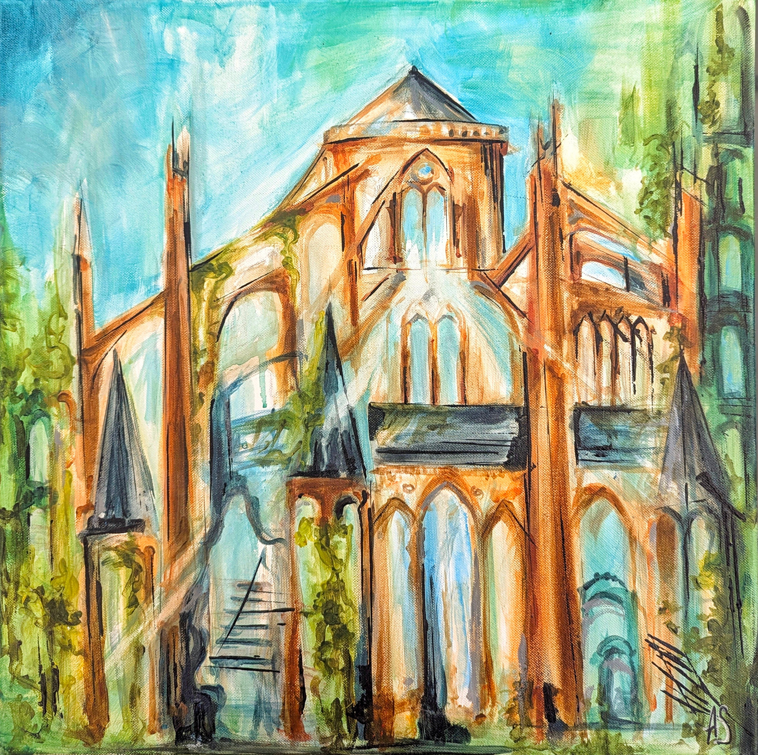 Atlantis. Angelina Sorokopud. Artist in Strasbourg