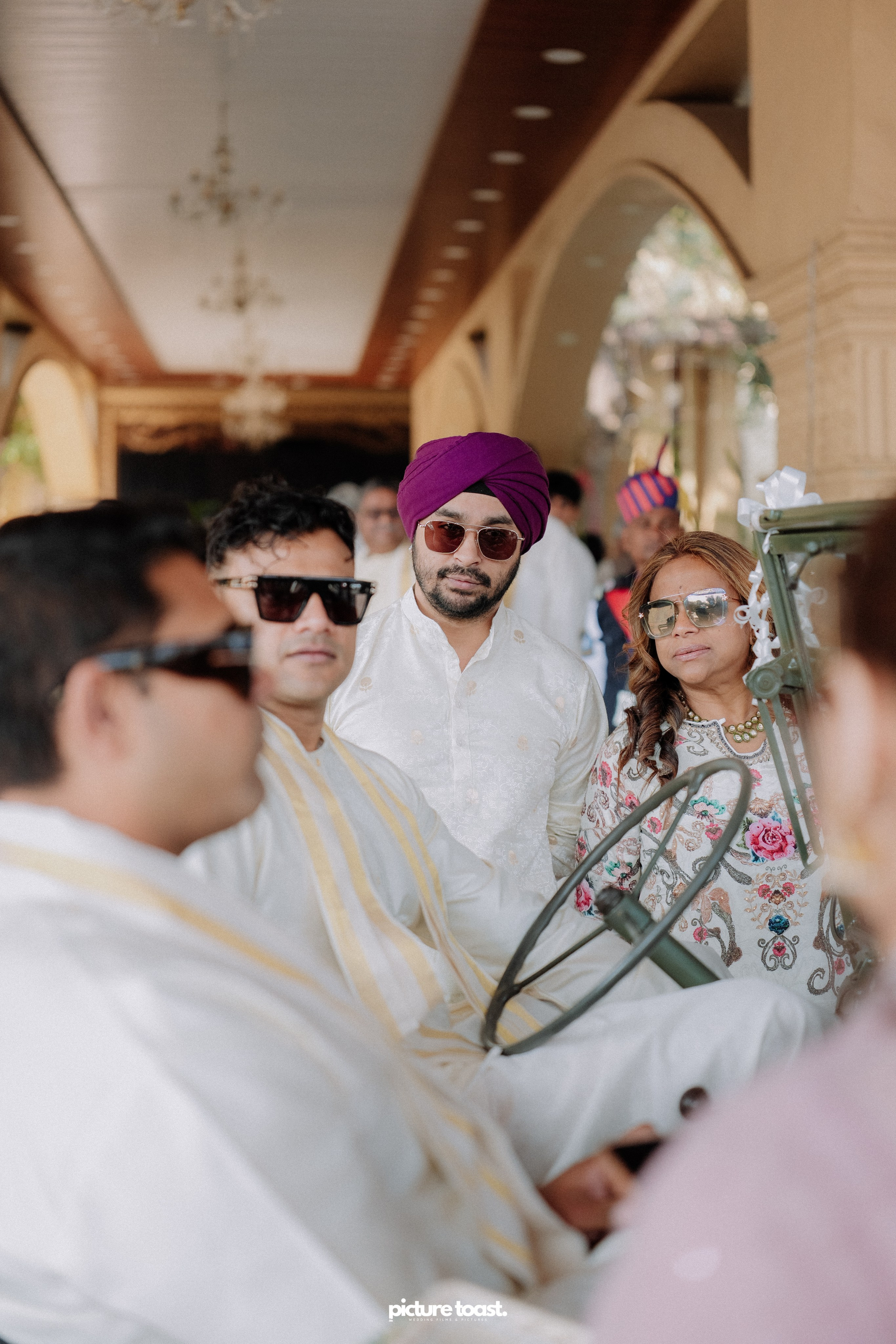 Blessing of Rajiv & Aashna. Fine art Wedding Photographers in India & Canada