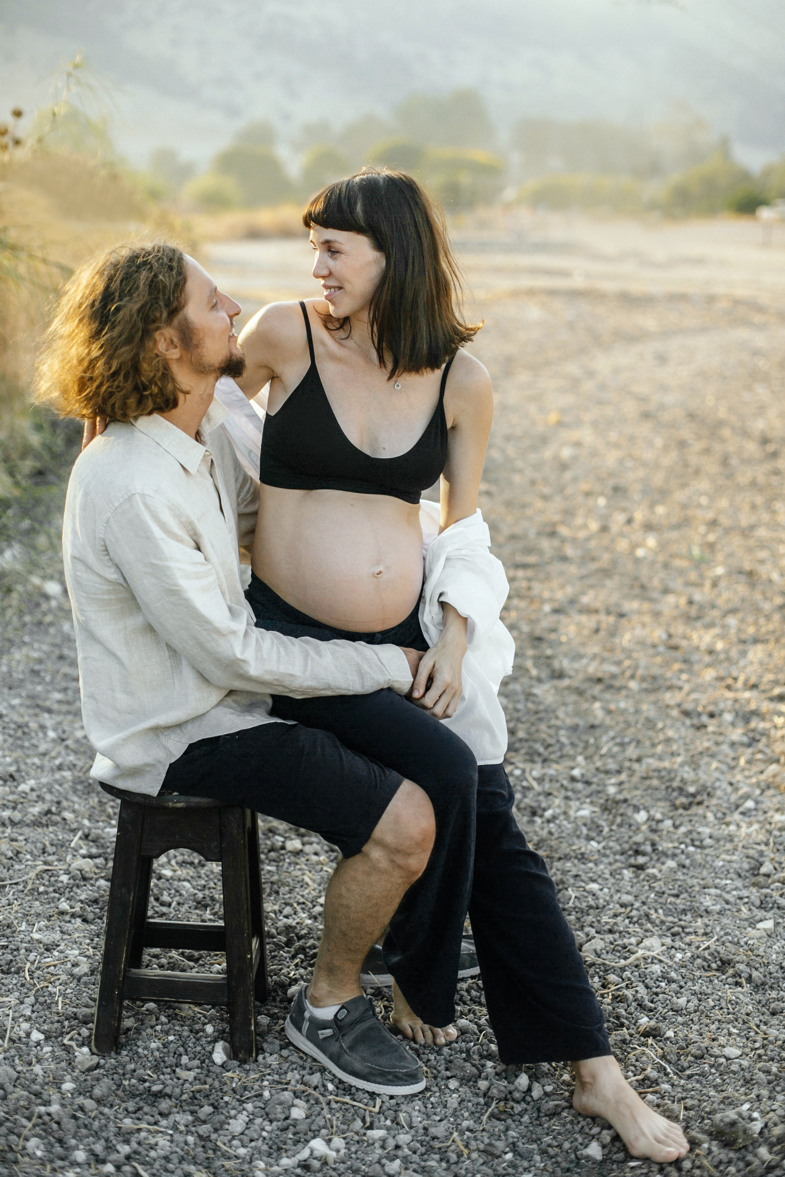 Kiryat Tivon field. Family photographer in Israel