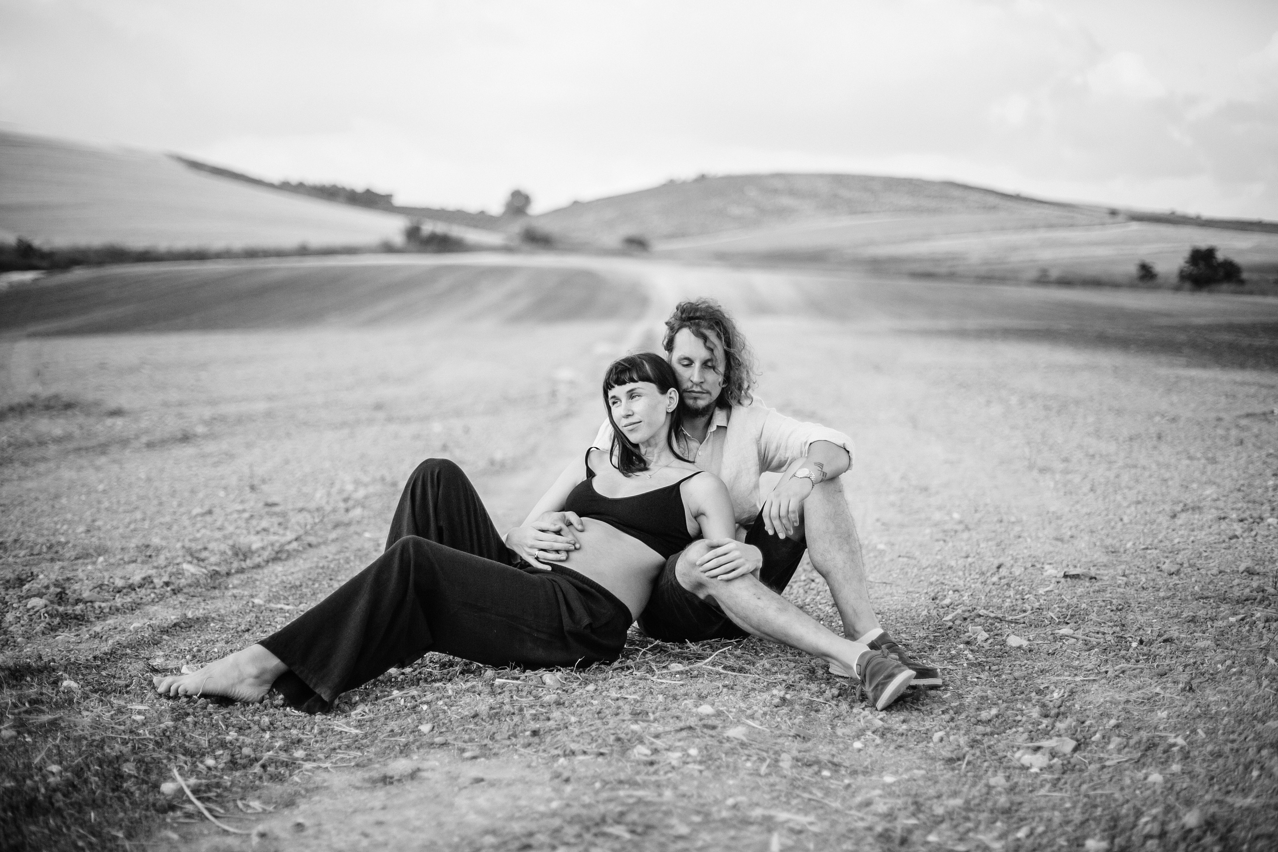 Kiryat Tivon field. Family photographer in Israel