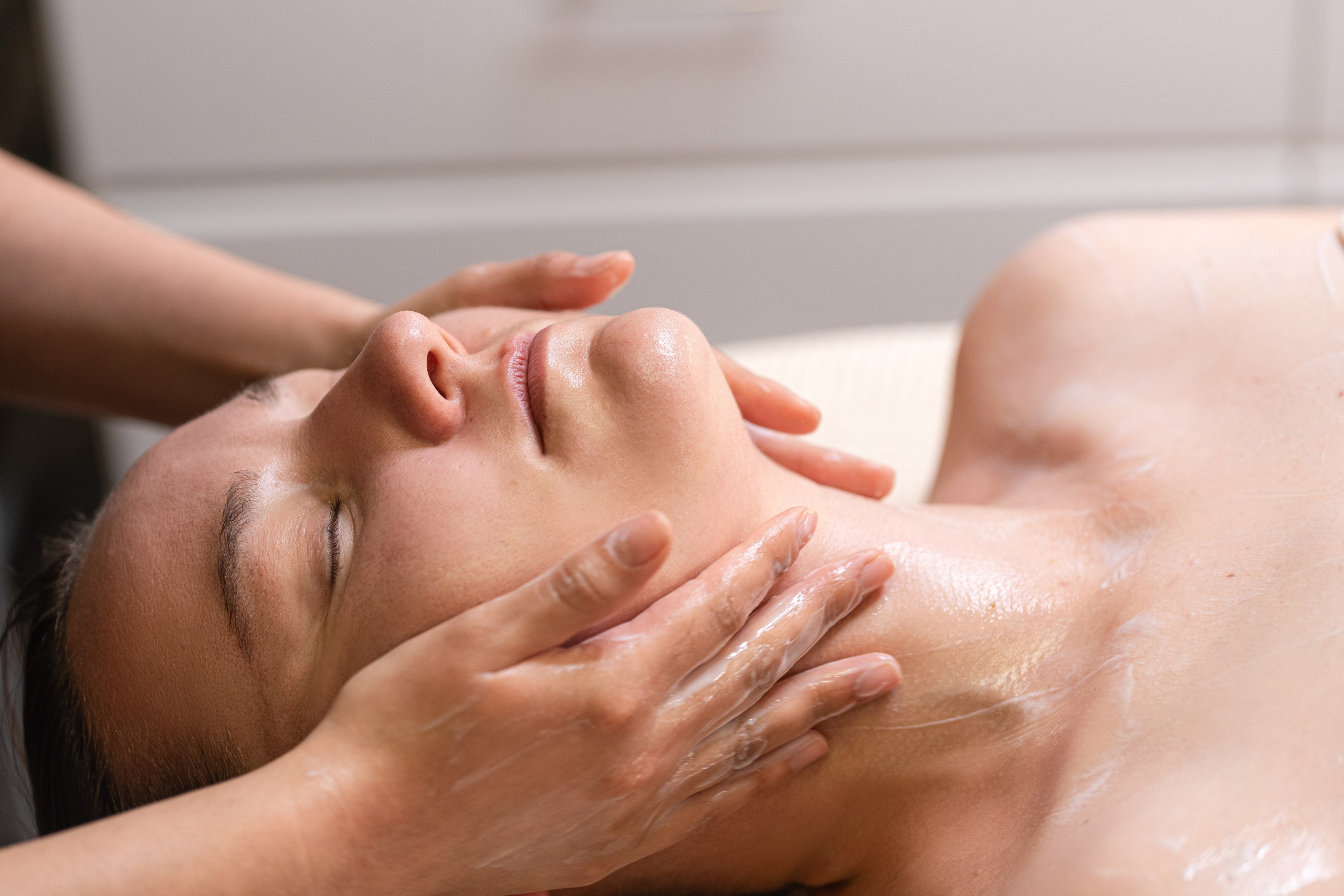 Luxury skincare photoshoot Los Angeles clean minimal beauty aesthetic