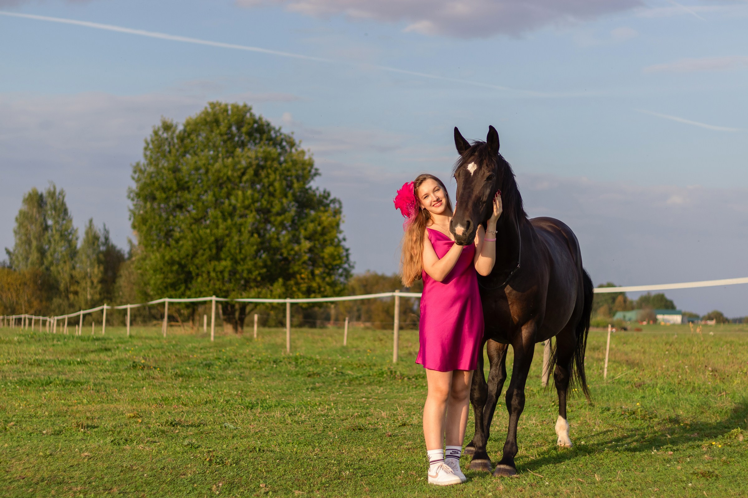 Сабина и верный друг Прайд