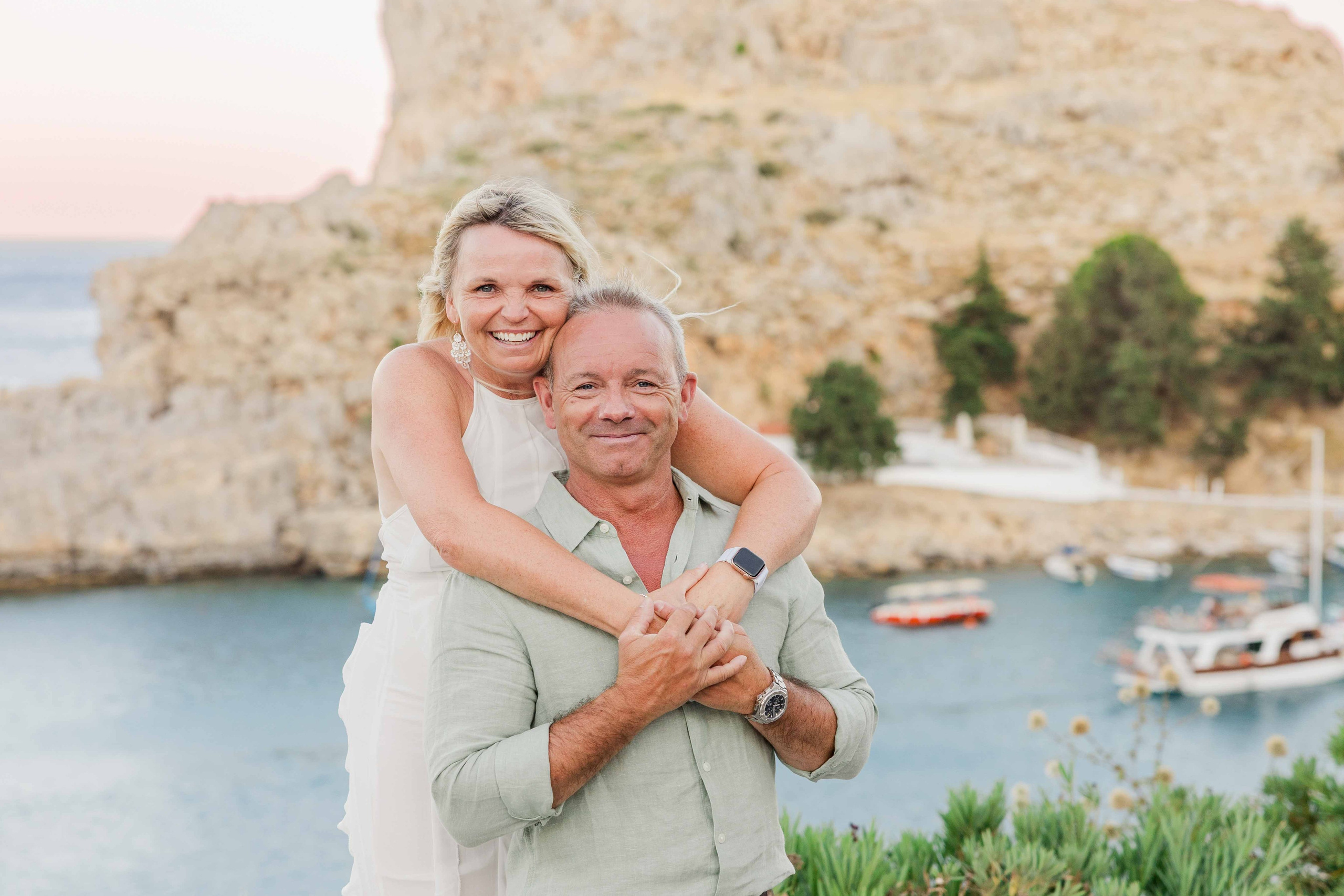 A walk to Lindos with Rob & Louise!. Photography in Rhodes