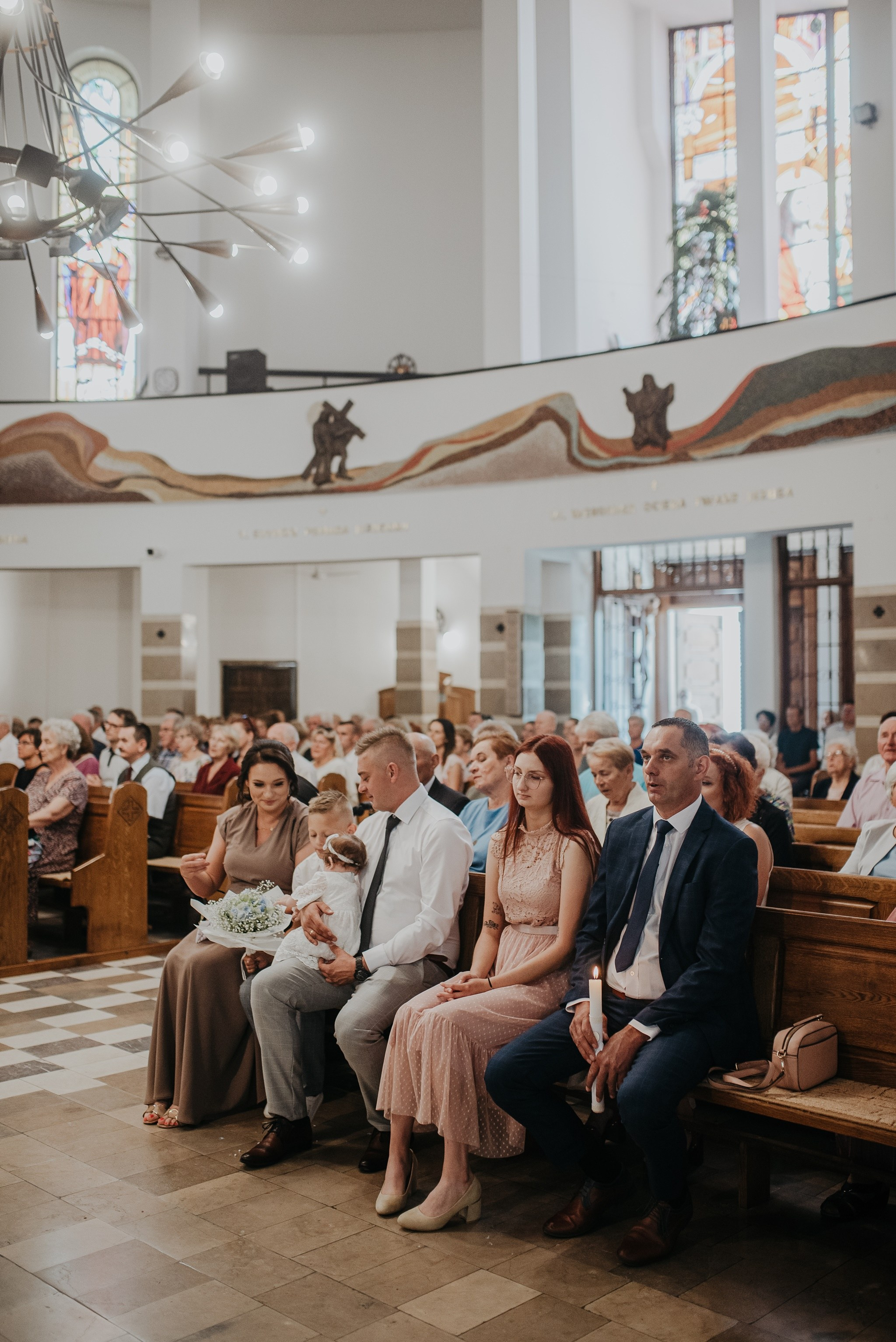 Chrzest Święty Klary. Dominika Strachacka Fotografia | Fotograf ślubny i rodzinny Opole Lubelskie Lublin