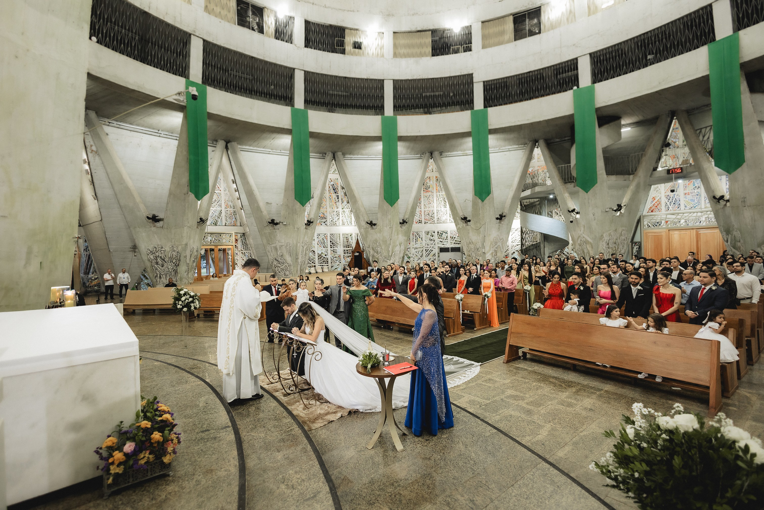 Heloisa e Andre casamento na catedral de maringa. Fotografo de casamento I Claudinei Moura