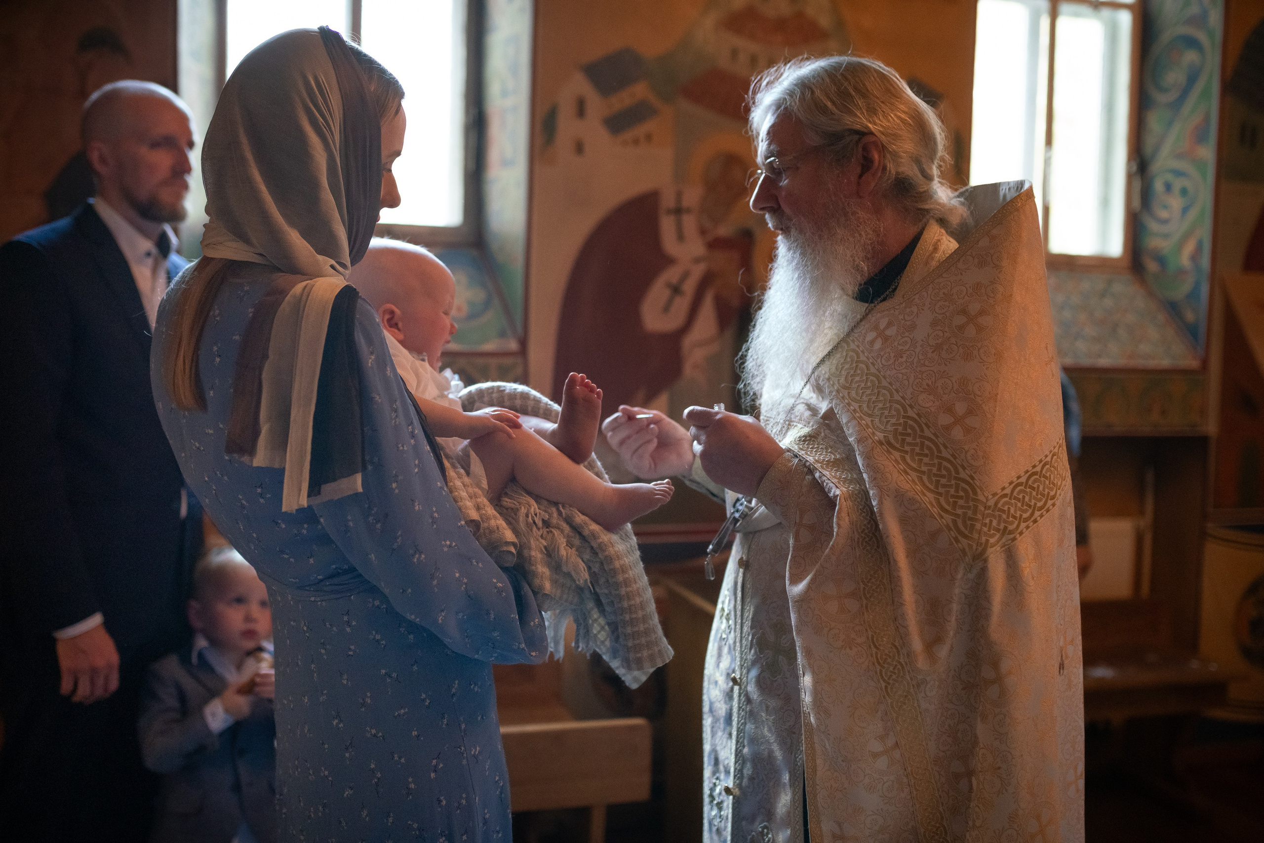 Baptism. Familien- und Kinderfotografin Katerina Vlasenko, München