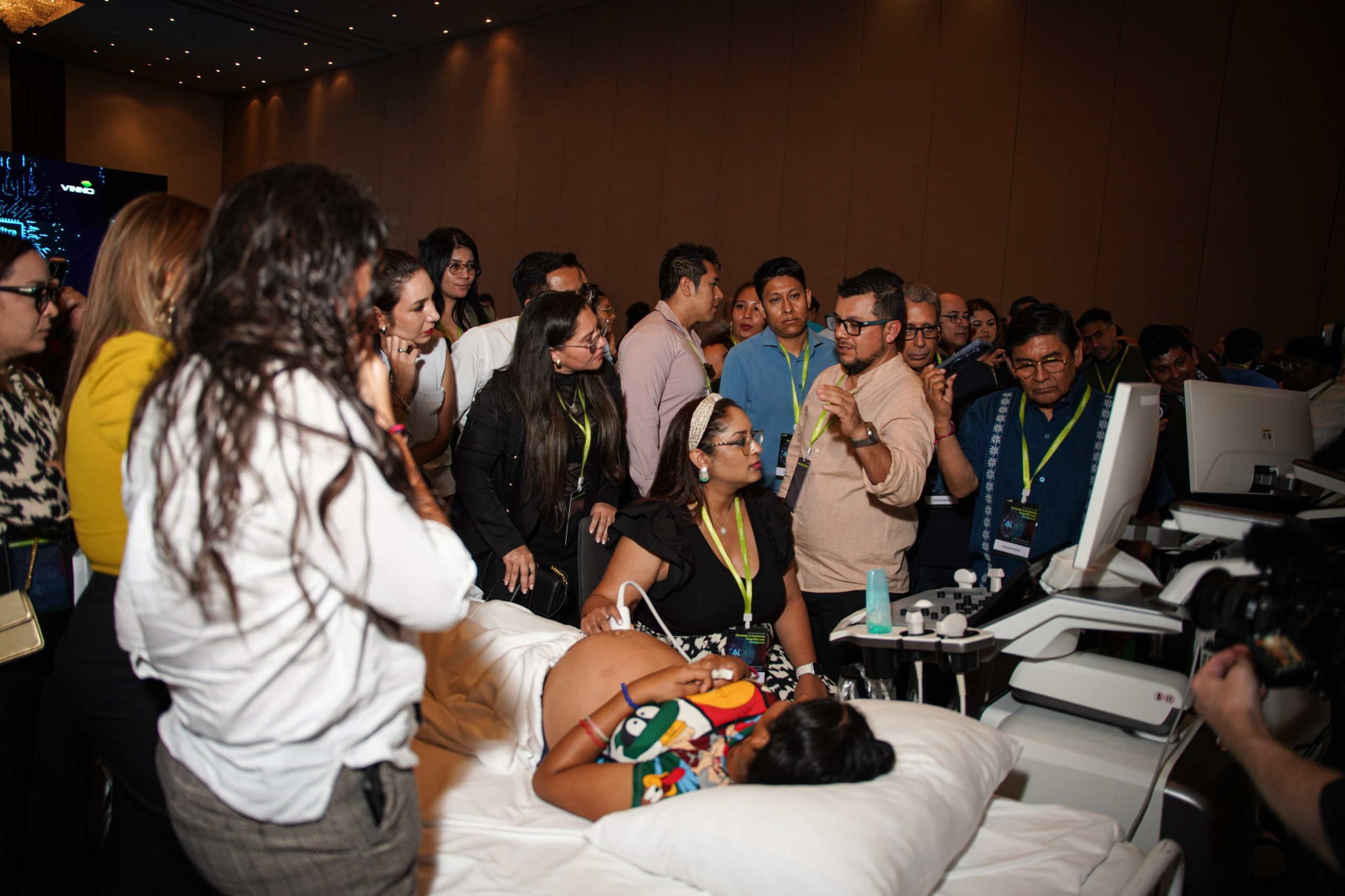 Speaker highlighting key benefits of updated medical technology.