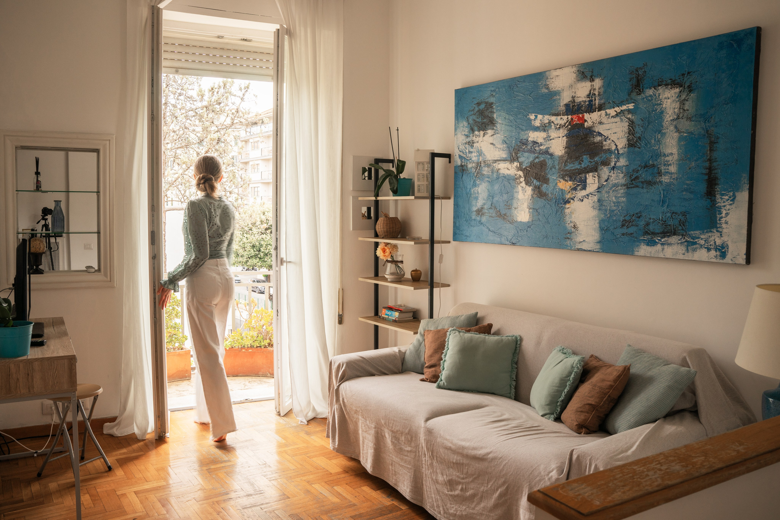 Rome Airbnb. Hotel and travel photographer