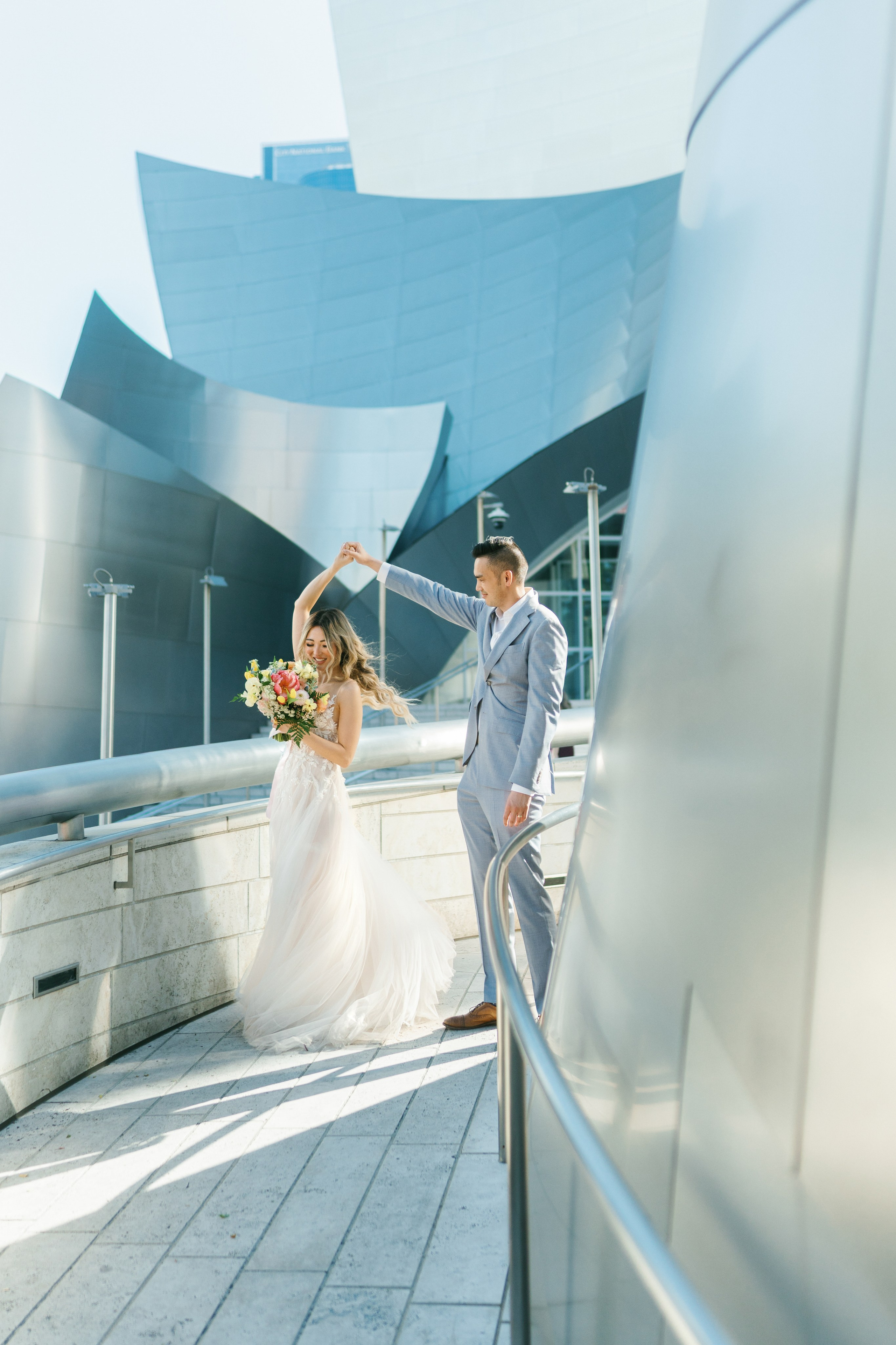 Wedding at Conrad Hotel Los Angeles. Wedding Photography & Videography Team in California, Los Angeles, San Francisco, San Diego and Travel