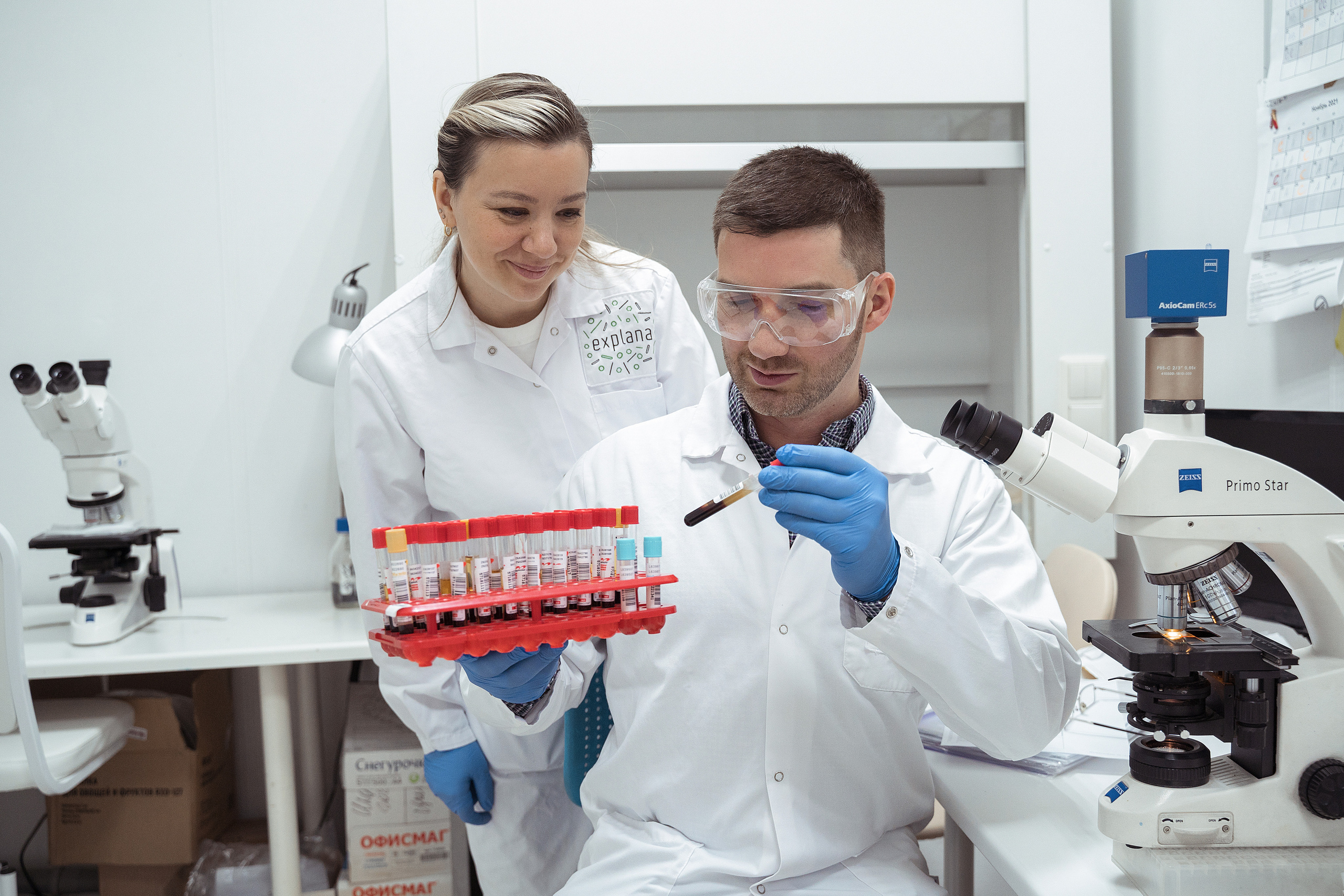 Photo shoot for medical laboratory Explana. Your photographer in Madeira