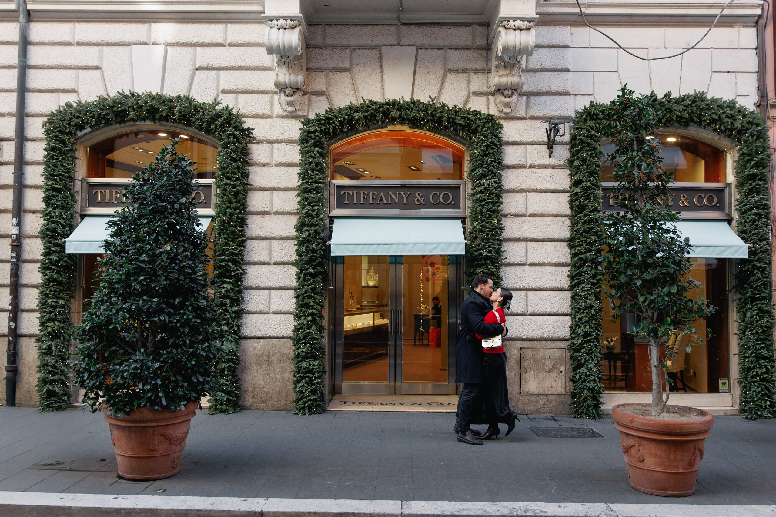 Christmas photoshooting in Rome. Wedding Photographer Rome Tuscany Como Sicily Puglia Amalfy Italy- Oksana Savenchuk