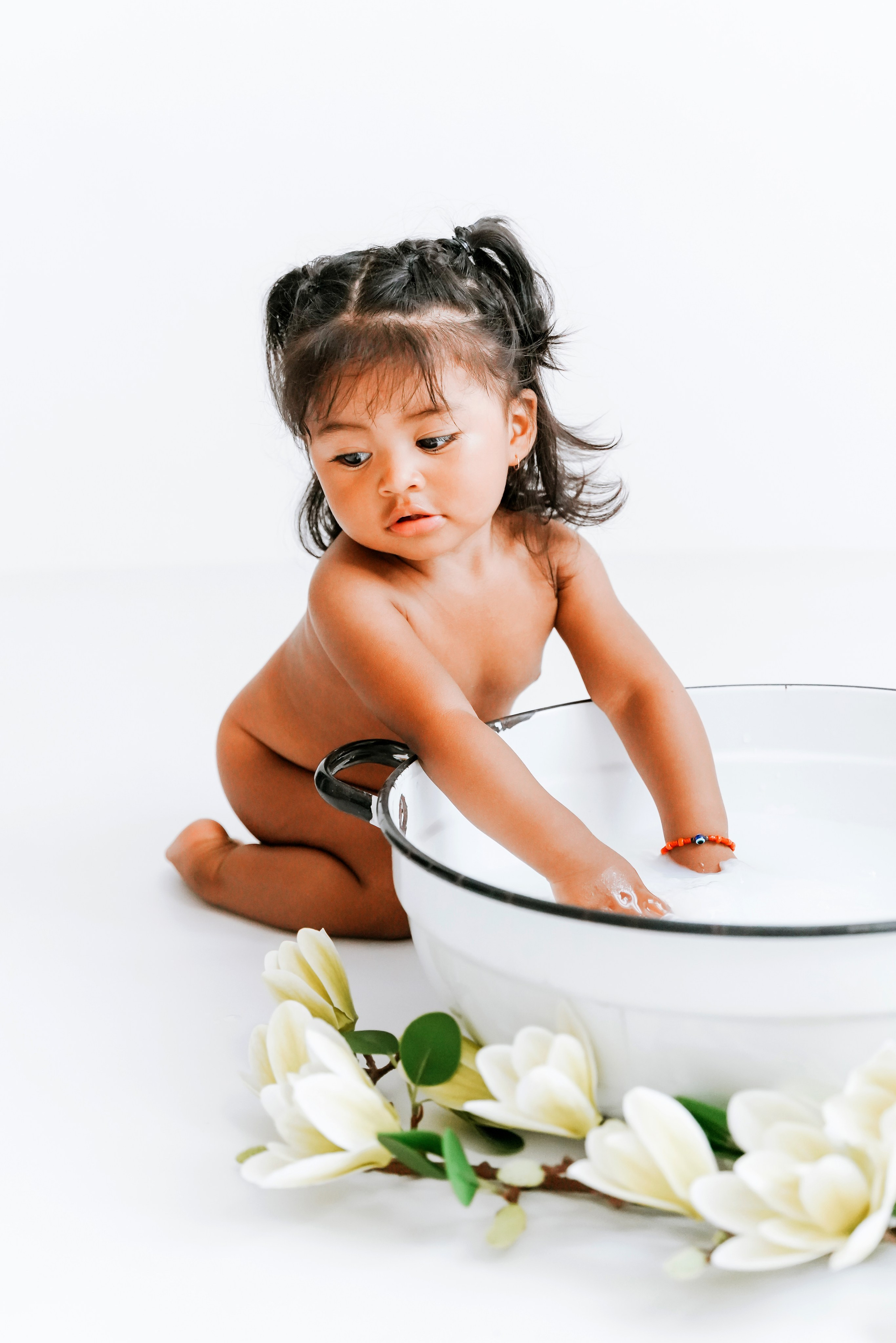 IN STUDIO. Svitlana Miahka fotografa a Genova