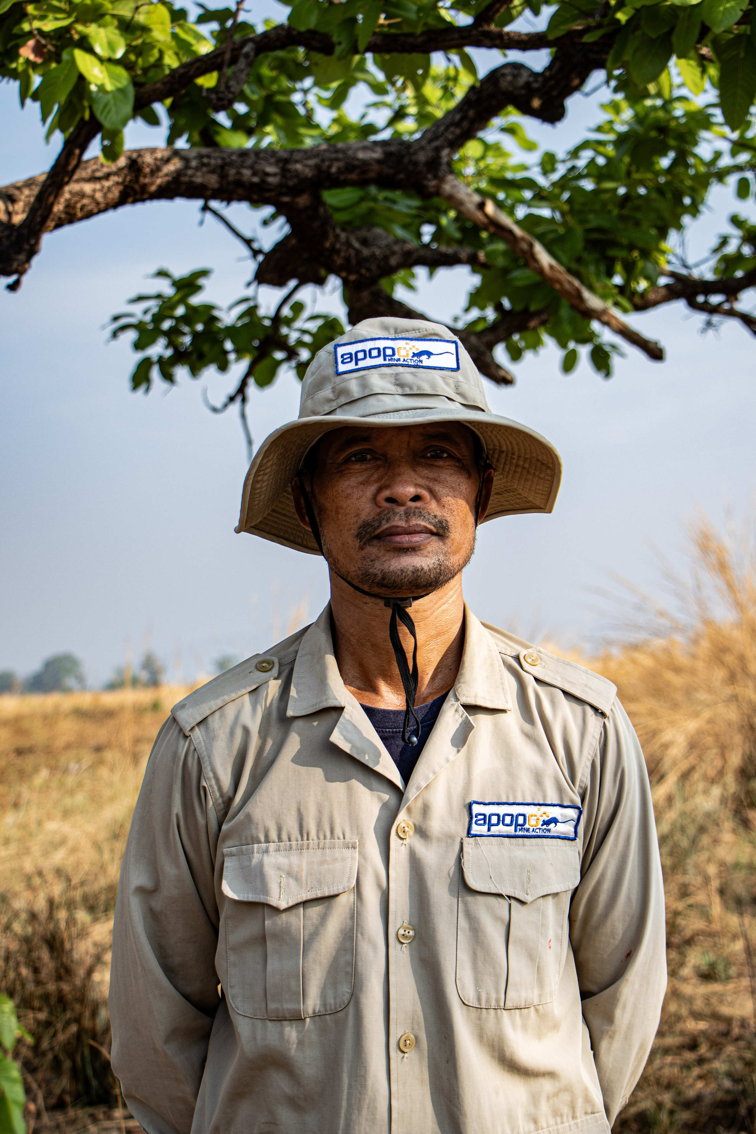 Portrait d'un membre du staff de Apopo.
