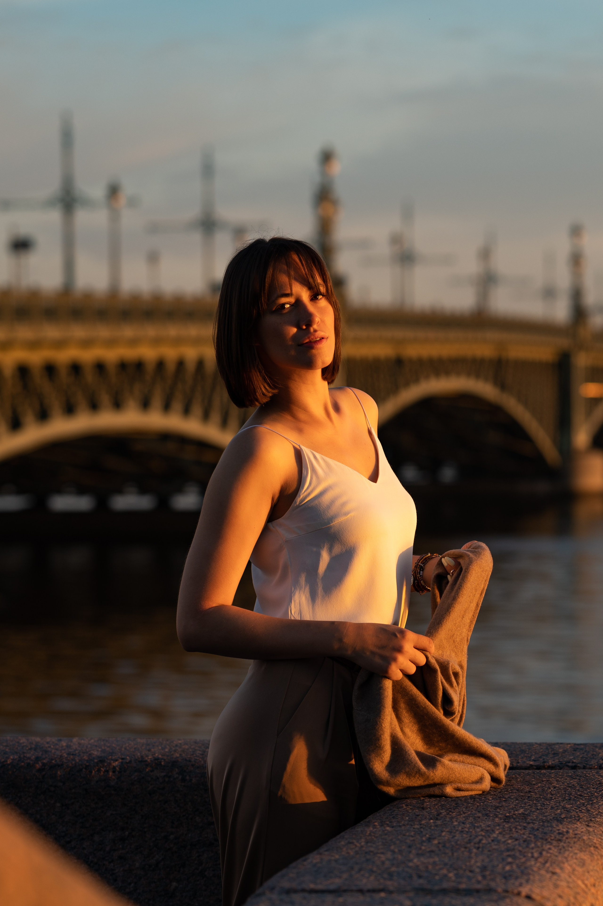 Liza — St. Petersburg and sunrise. Photographer Yulia Lushnikova, Based in Valencia