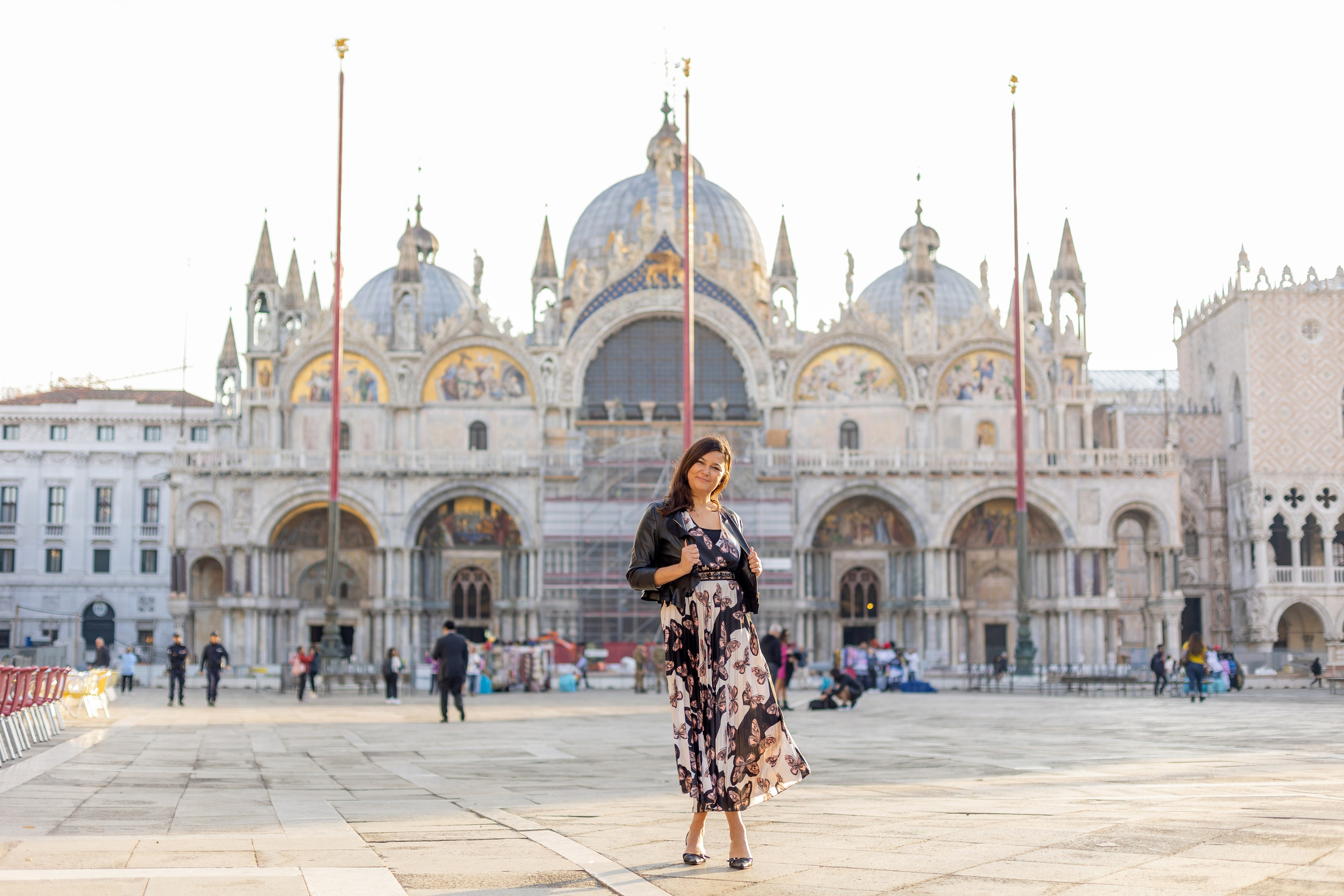Margo and Vincenzo at dawn in Venice