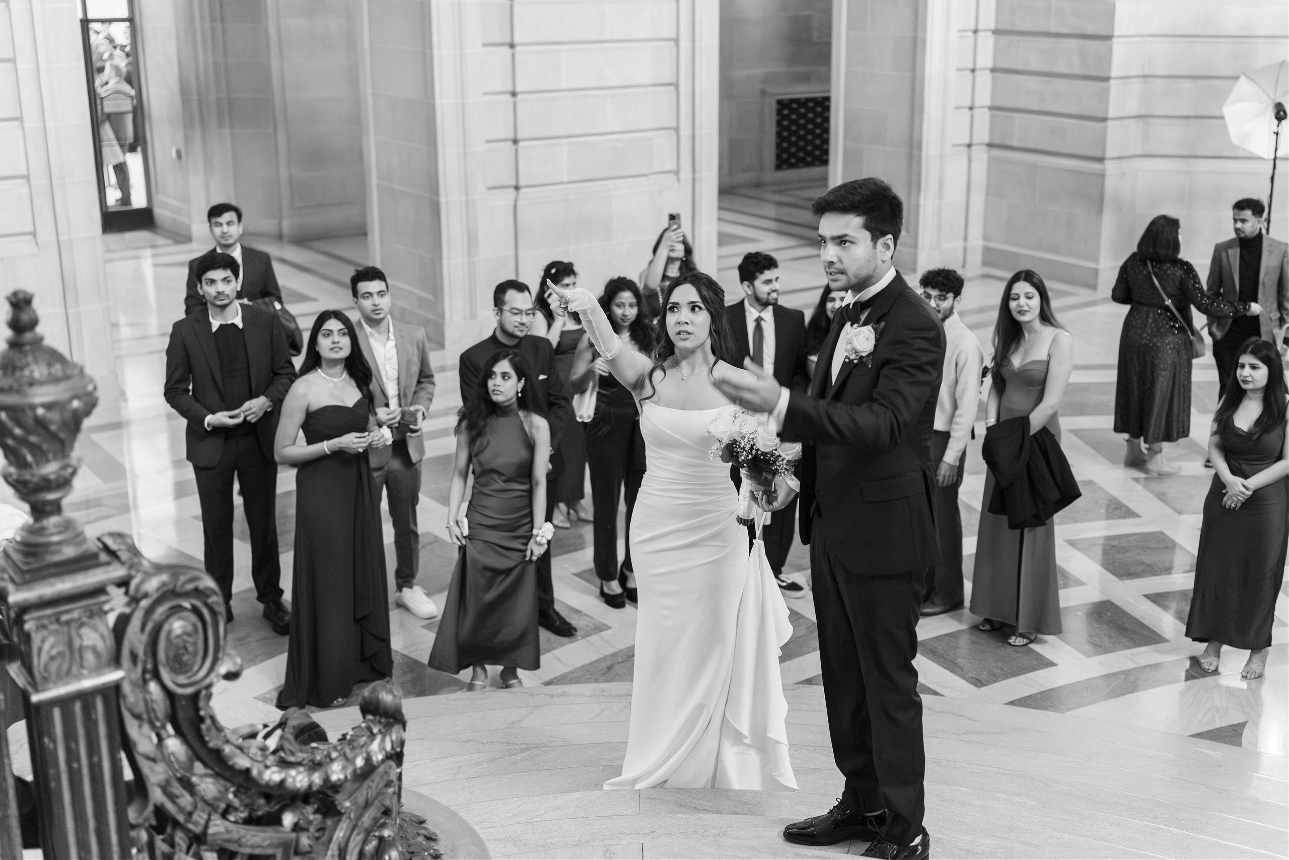 San Francisco City Hall Wedding. Wedding Photography & Videography Team in California, Los Angeles, San Francisco, San Diego and Travel