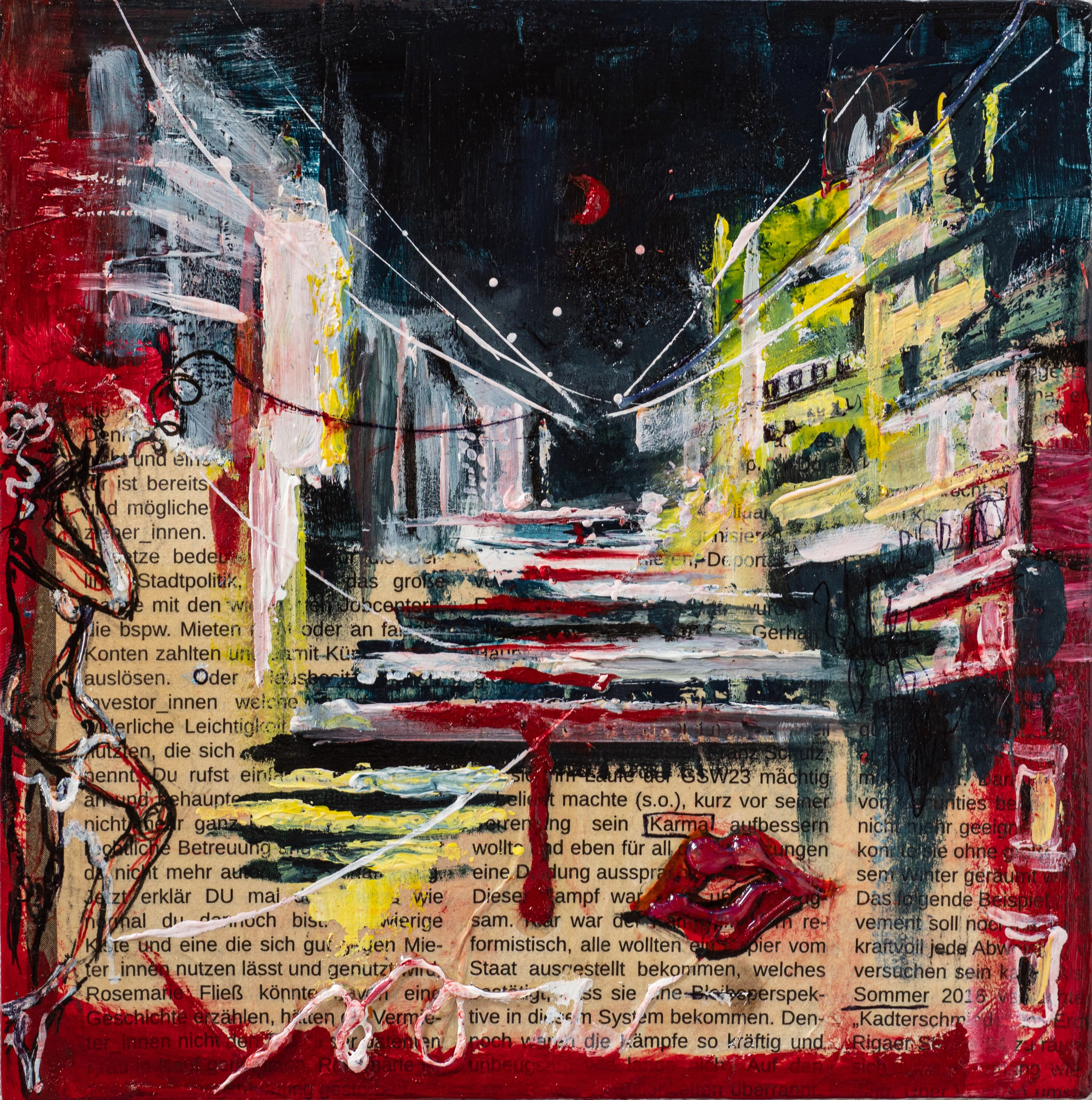 Abstraction. Angelina Sorokopud. Artist in Strasbourg