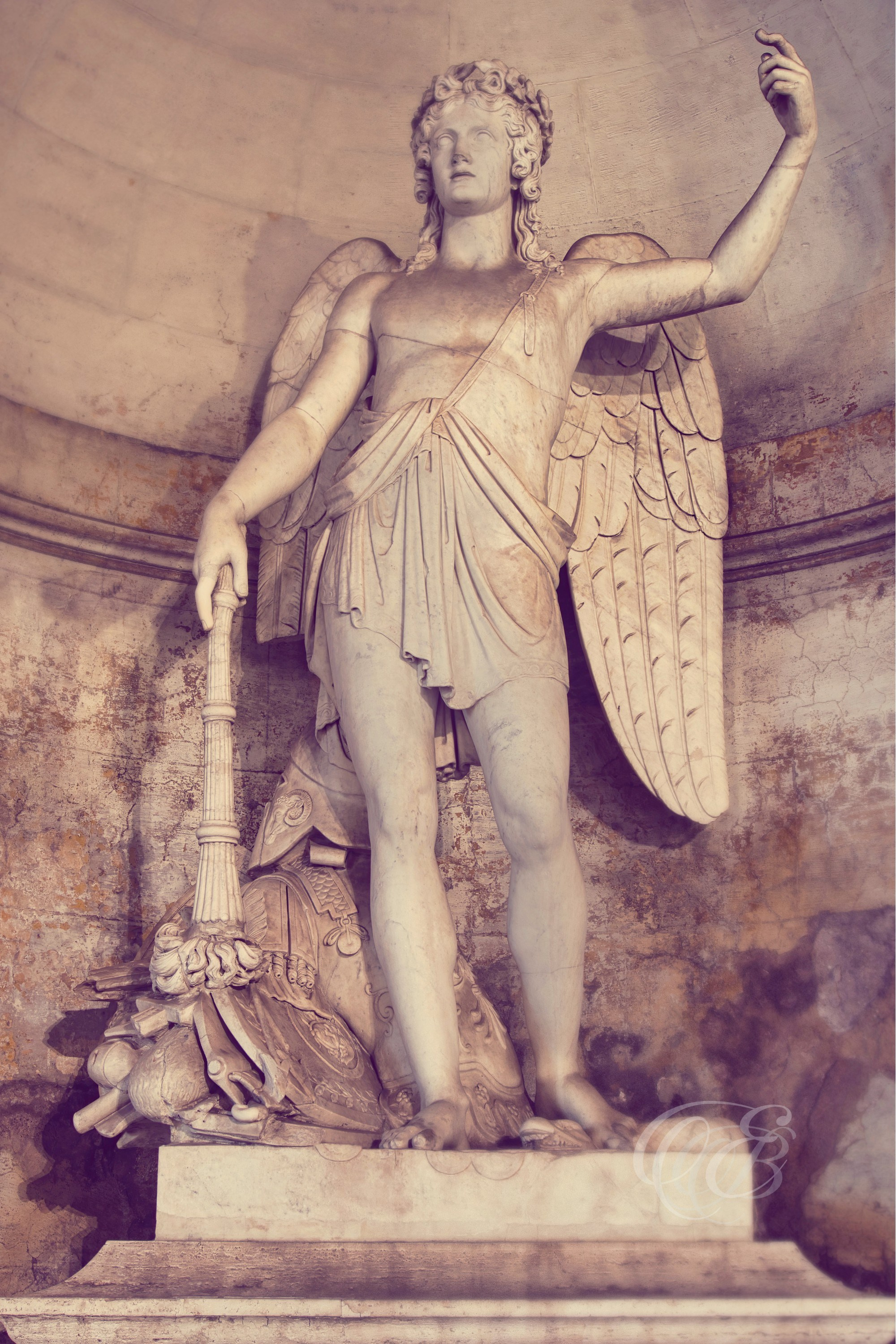 Rome, Italy – Piazza del Popolo’s angel sculpture on the Pincian Hill is captured in this fine art photograph with striking detail. The image highlights the angel’s elegant form and timeless expression, set against the historic ambiance of one of Rome’s most famous squares. A refined piece for collectors and admirers of classical art. Eduardo Bartoli Photography.