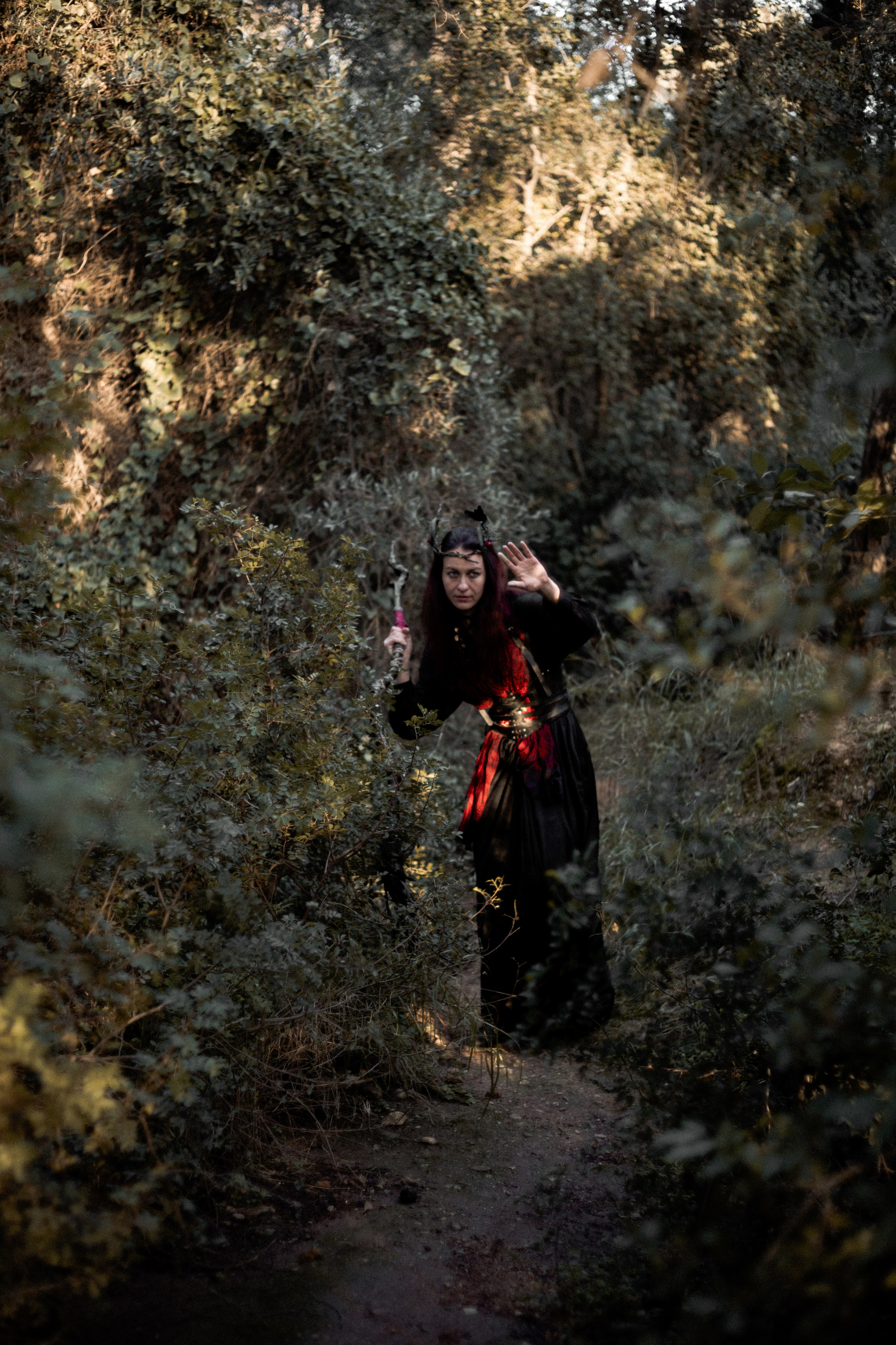 Vasilisa the Beatiful and Baba yaga. Photographer in Greece Kristina
